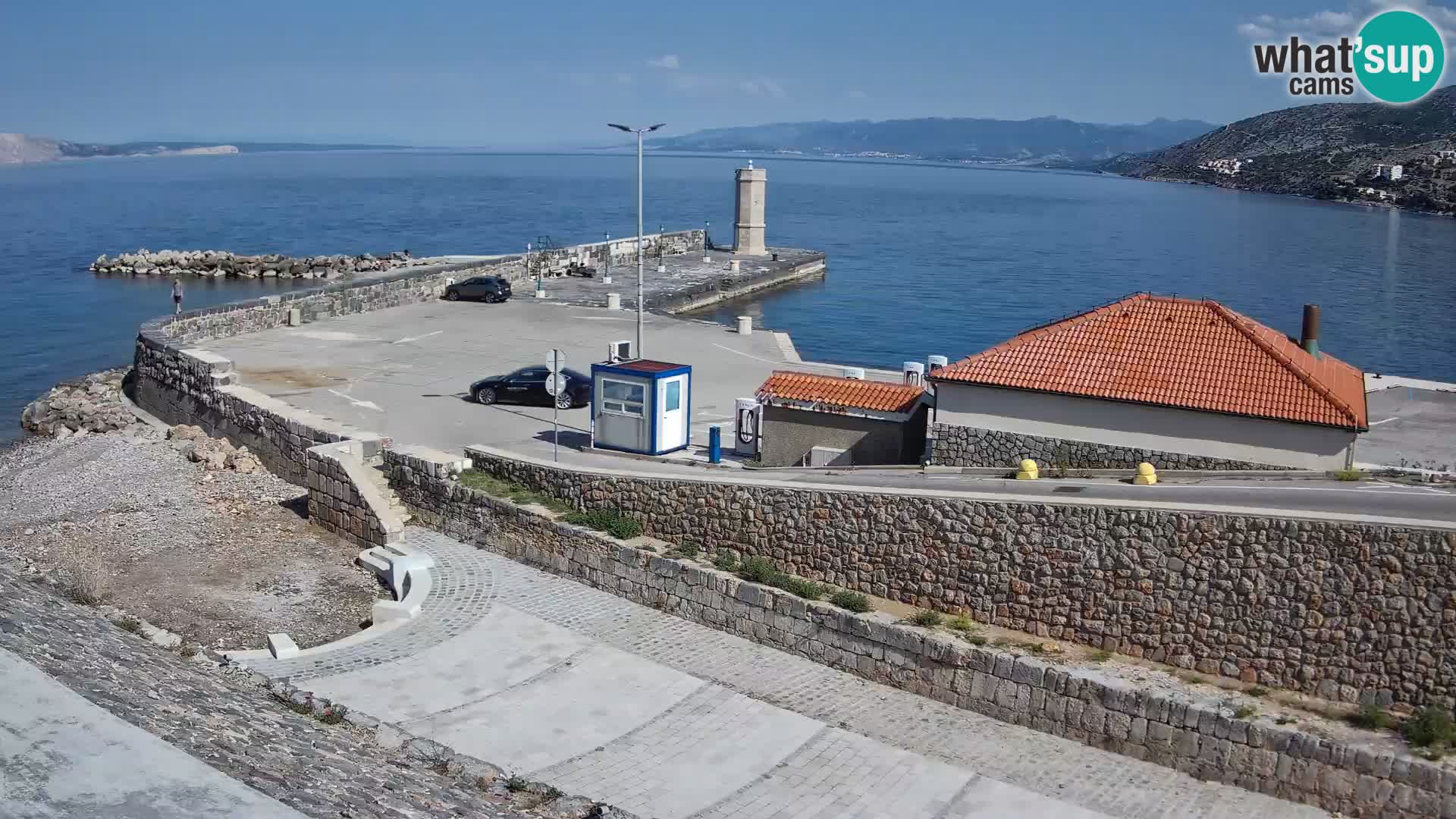Senj Harbour Webcam – Breakwater & Lighthouse Live View