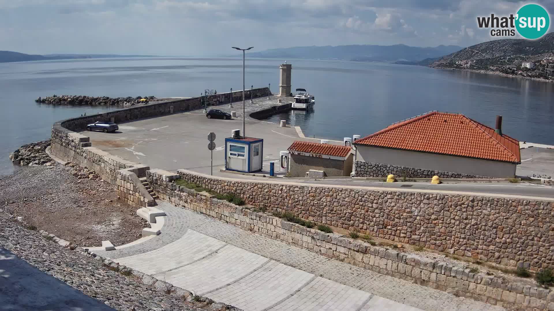 Webcam Porto di Segna – Frangiflutti e Faro in diretta