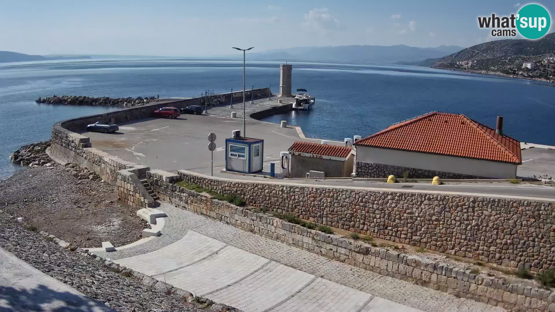 Webcam Porto di Segna – Frangiflutti e Faro in diretta