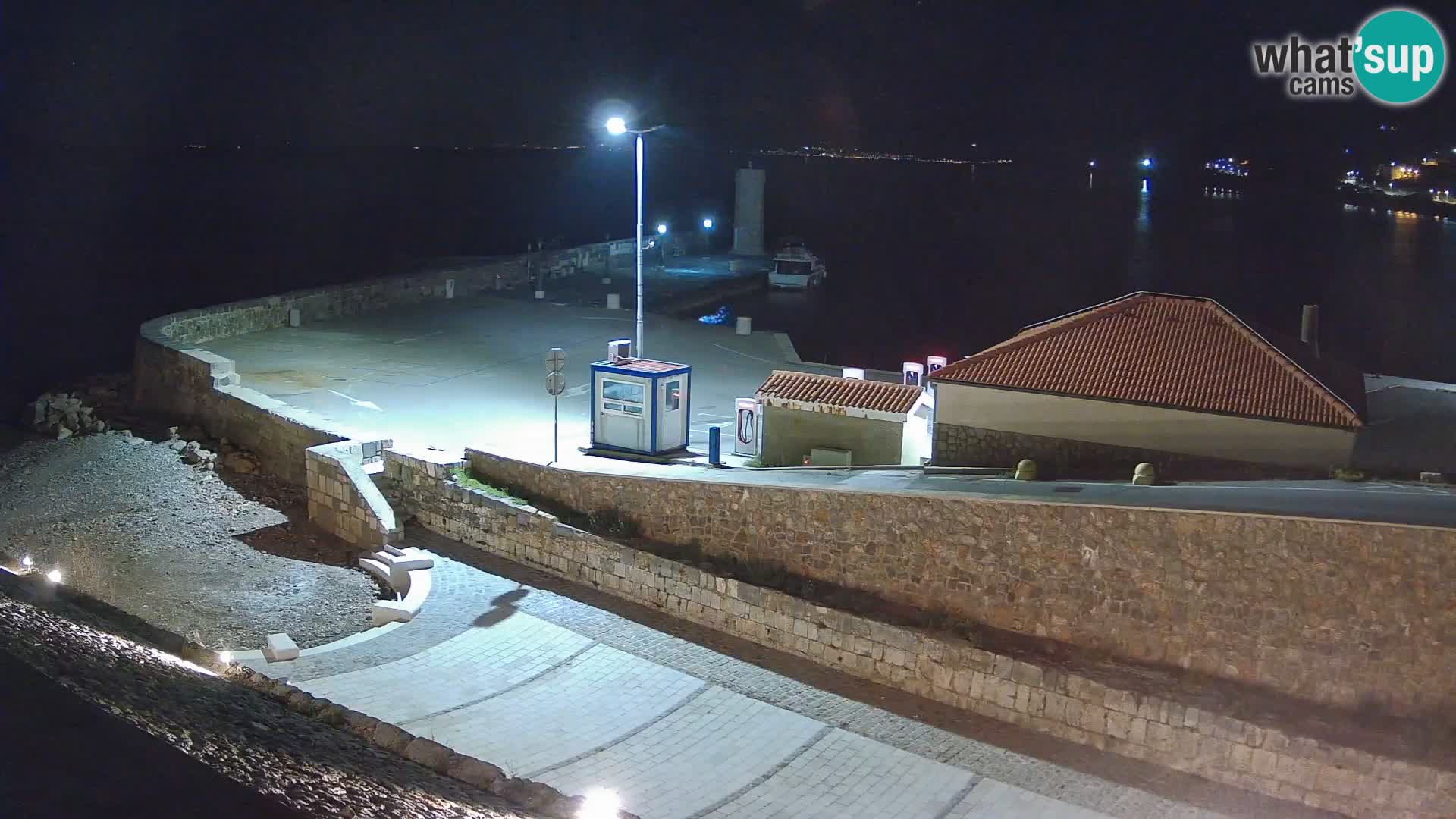 Senj Harbour Webcam – Breakwater & Lighthouse Live View