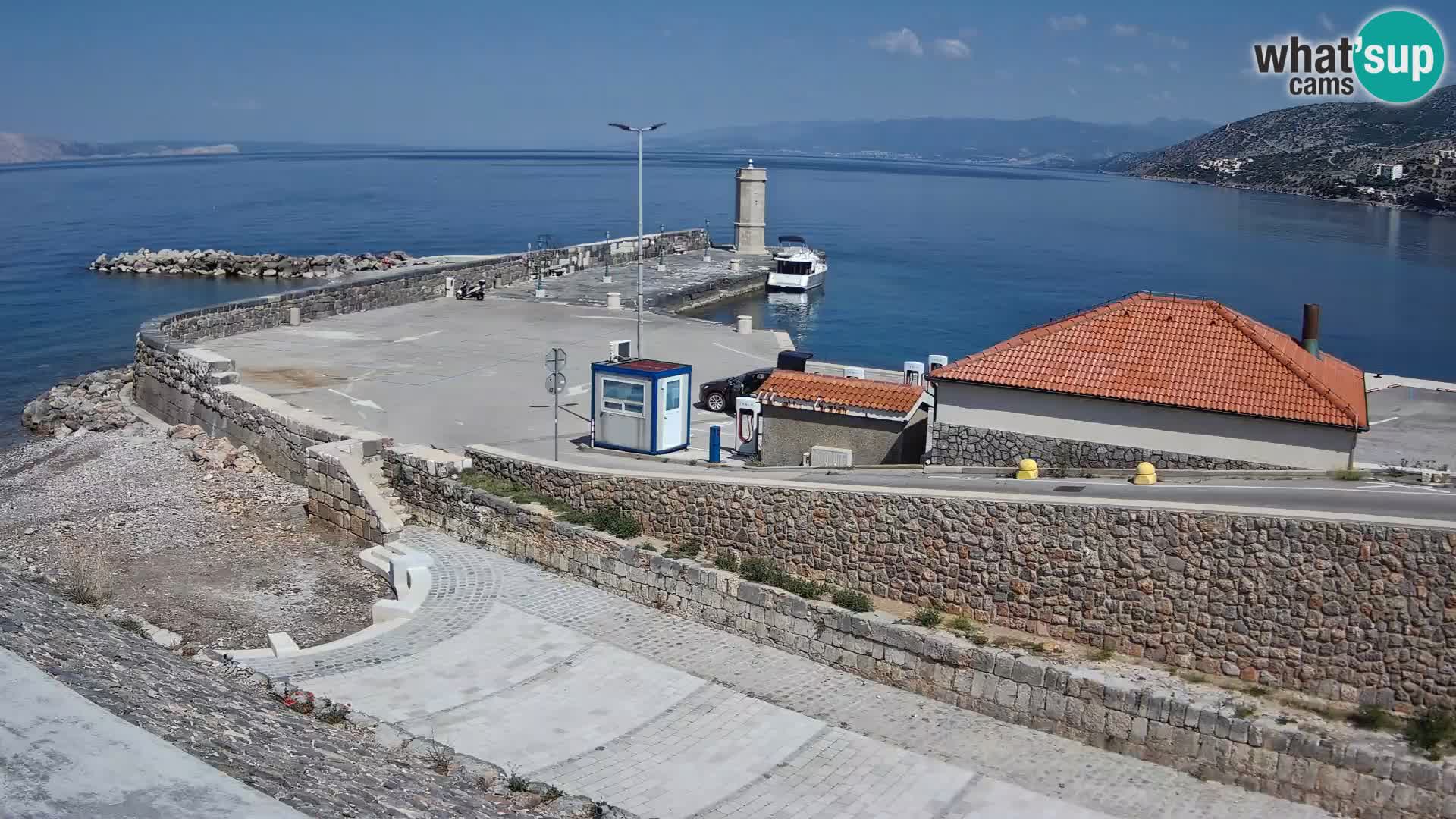 Senj Harbour Webcam – Breakwater & Lighthouse Live View