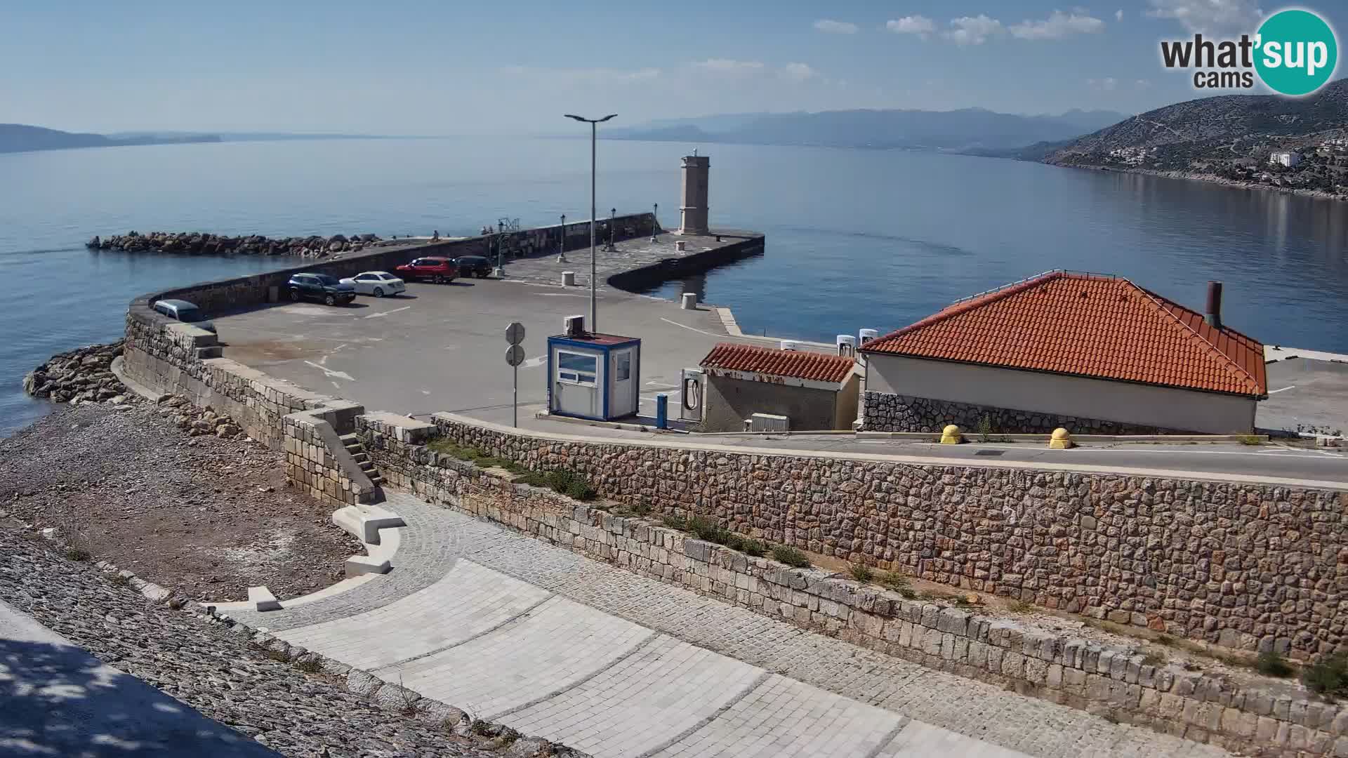Senj Harbour Webcam – Breakwater & Lighthouse Live View