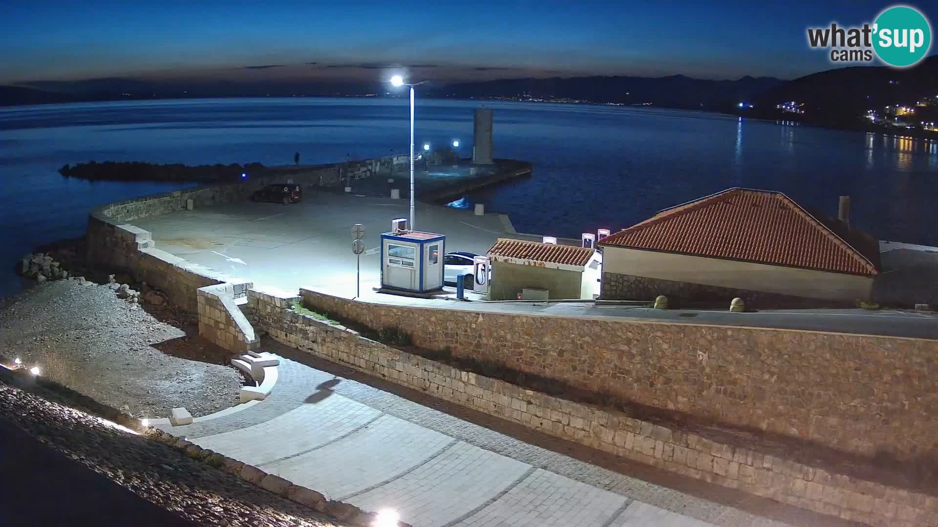 Senj Harbour Webcam – Breakwater & Lighthouse Live View