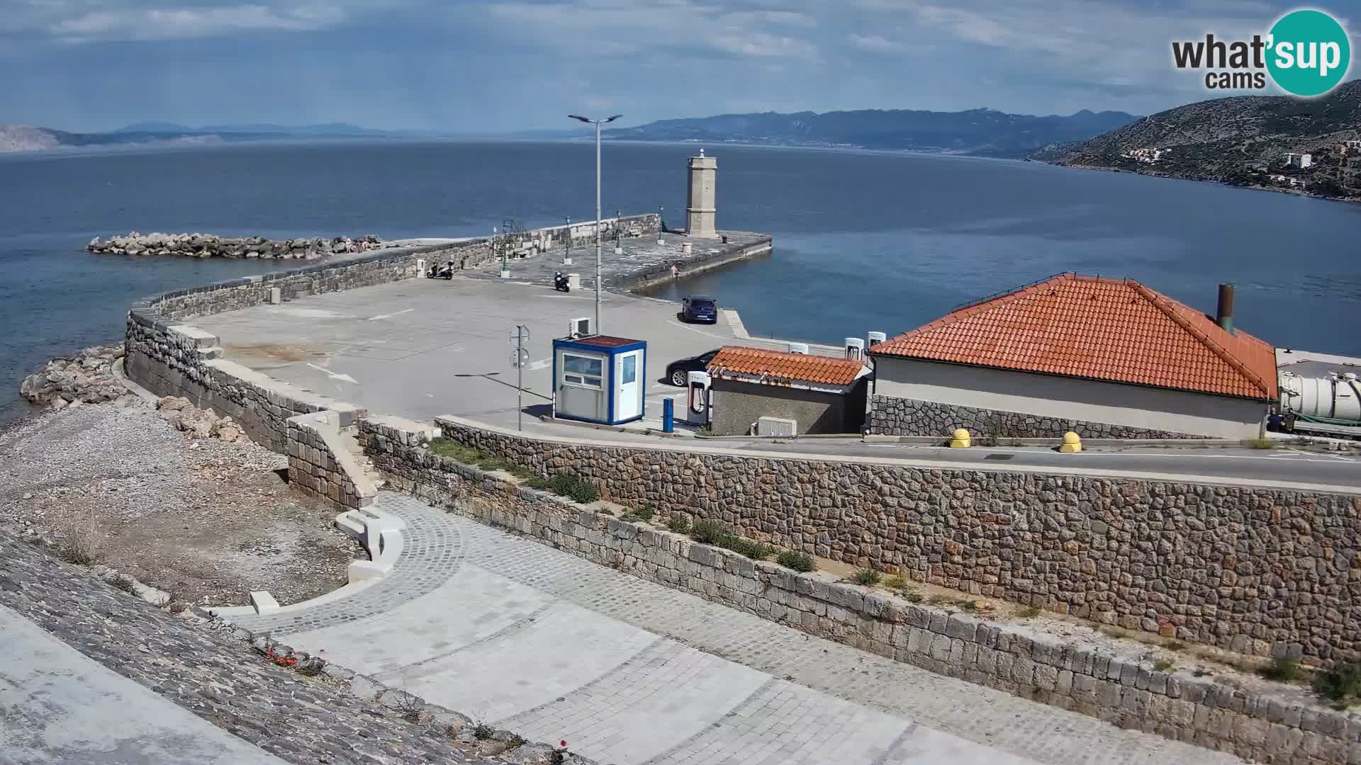 Senj Harbour Webcam – Breakwater & Lighthouse Live View