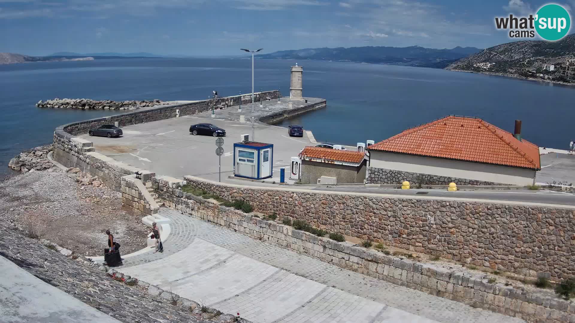 Webcam Porto di Segna – Frangiflutti e Faro in diretta