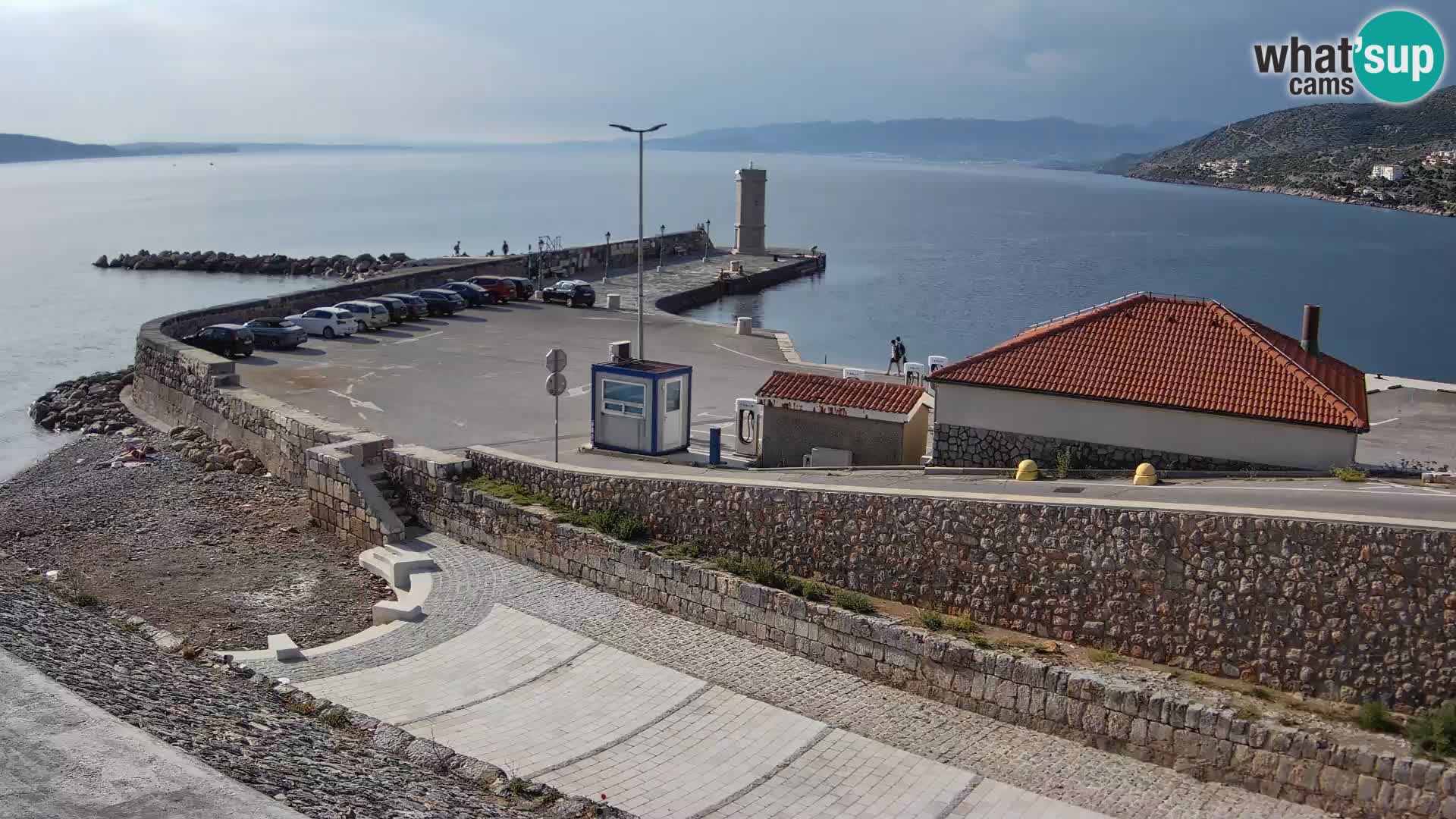 Senj Harbour Webcam – Breakwater & Lighthouse Live View