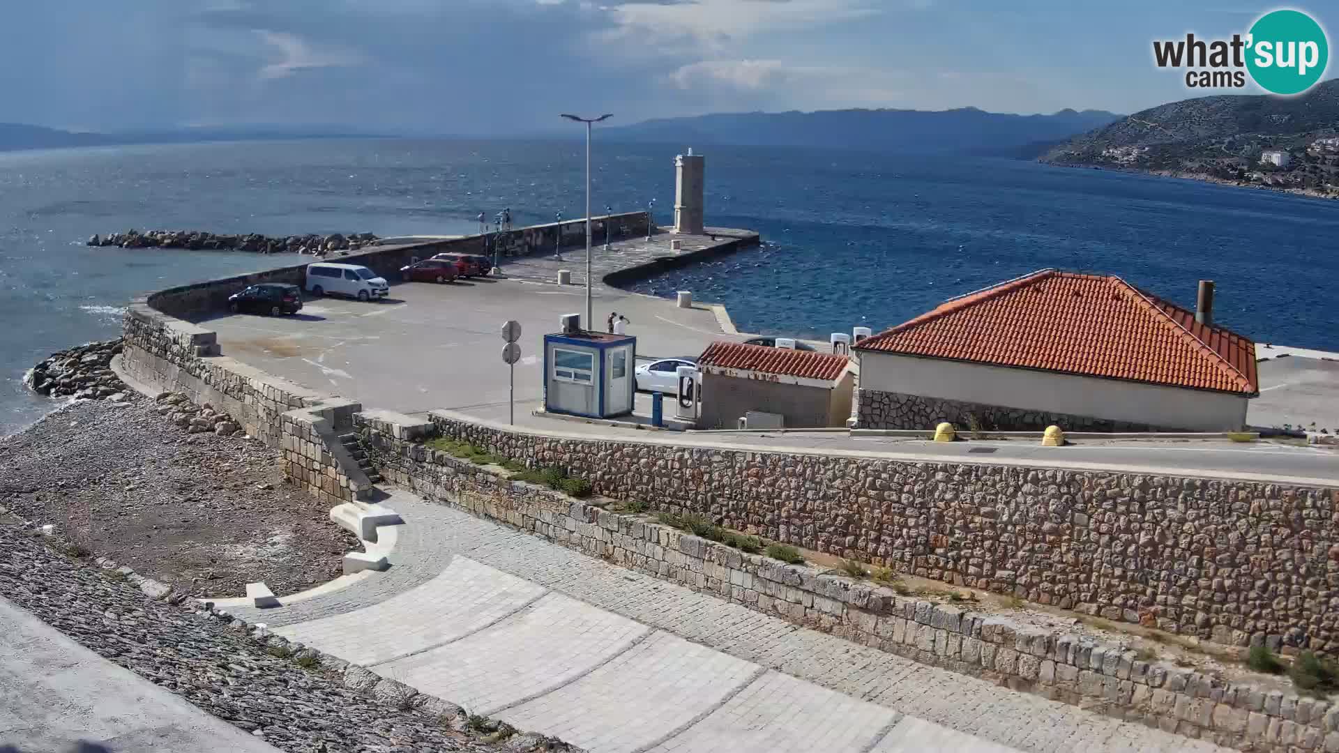 Senj Harbour Webcam – Breakwater & Lighthouse Live View