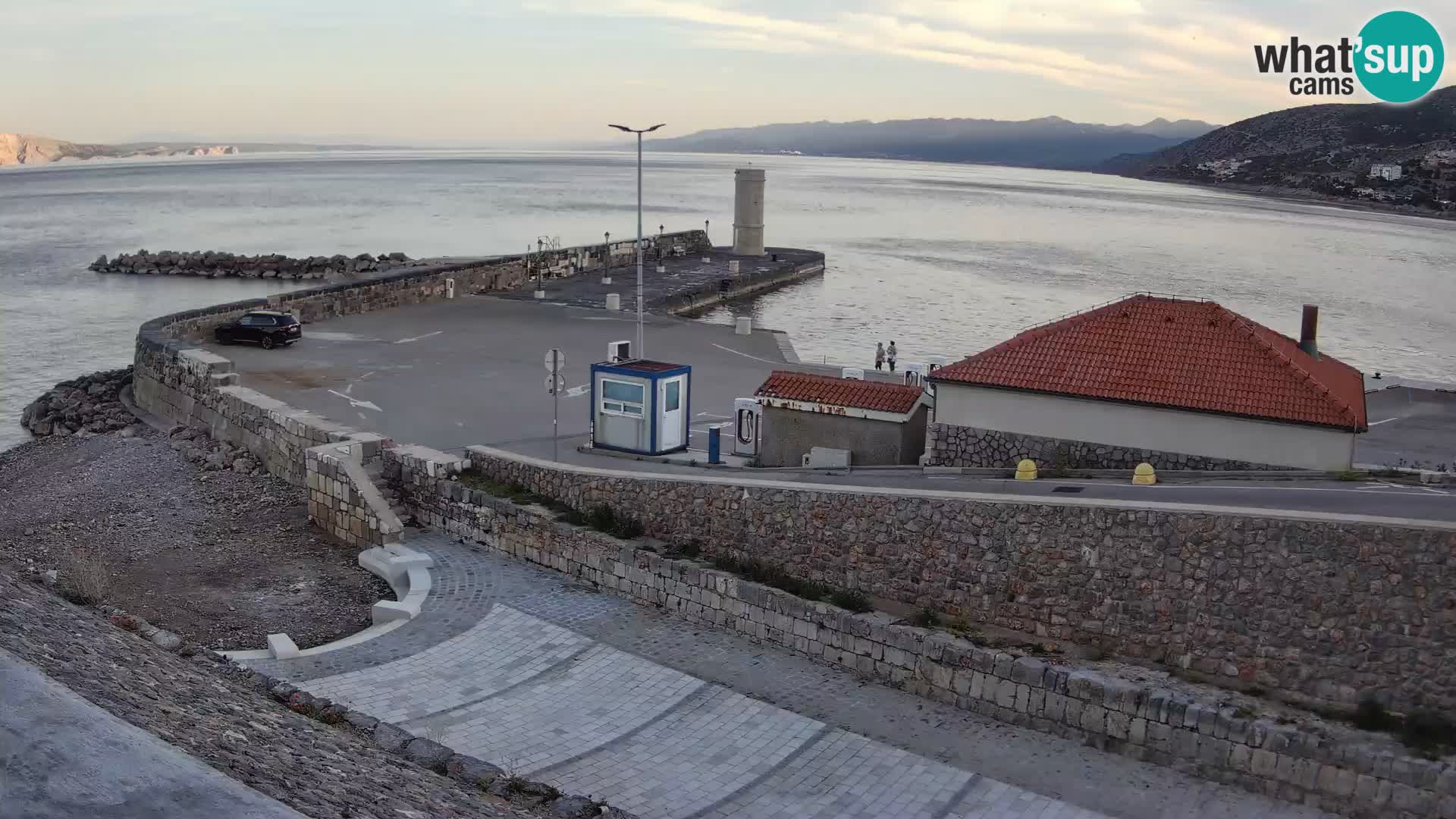 Senj Harbour Webcam – Breakwater & Lighthouse Live View