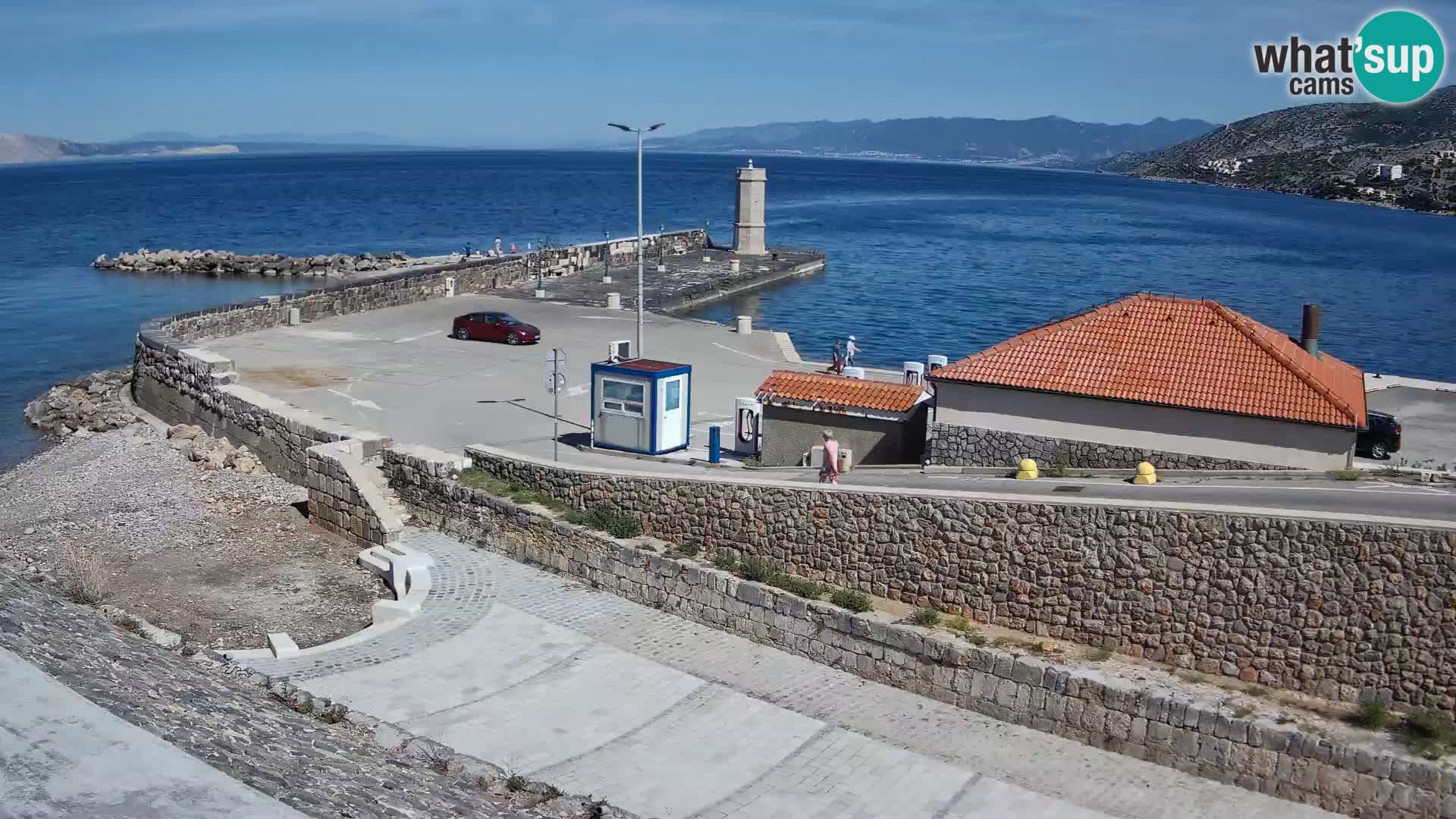 Webcam Porto di Segna – Frangiflutti e Faro in diretta