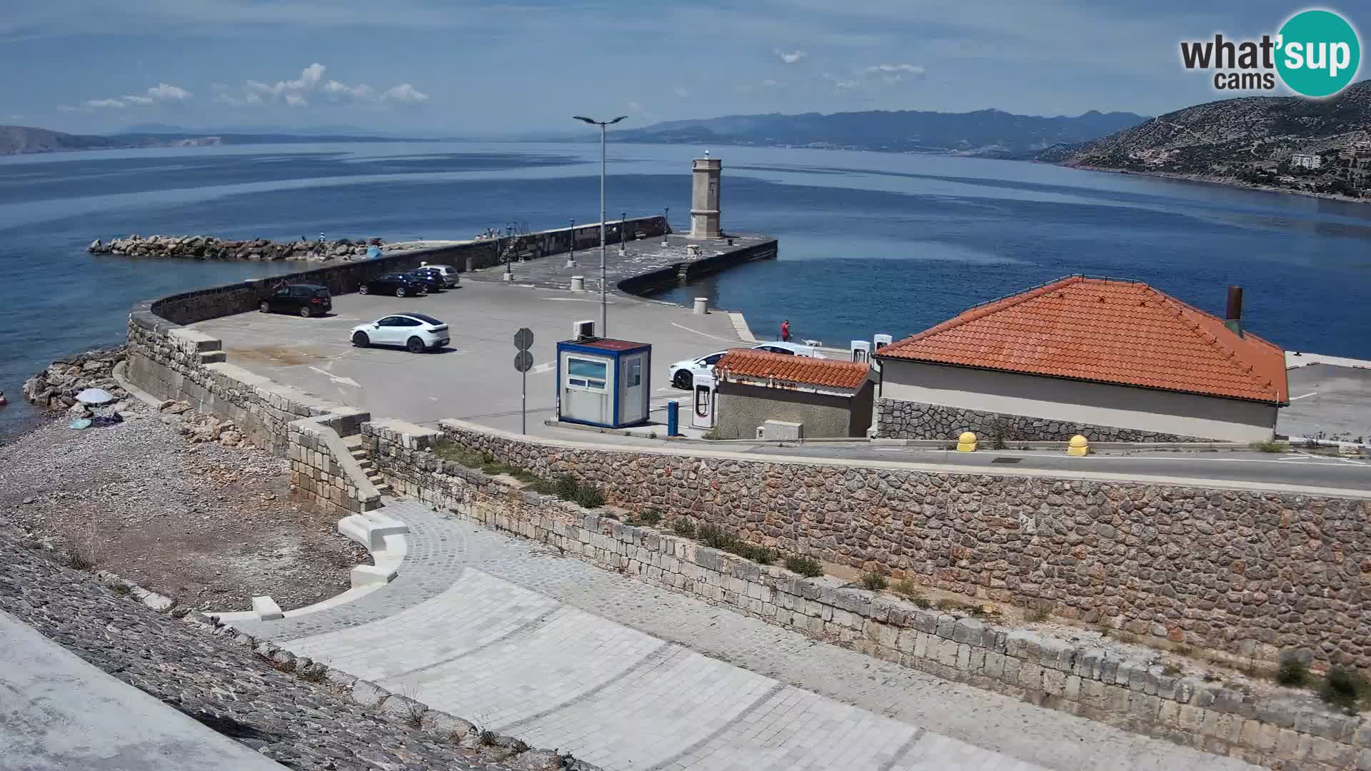 Webcam Porto di Segna – Frangiflutti e Faro in diretta