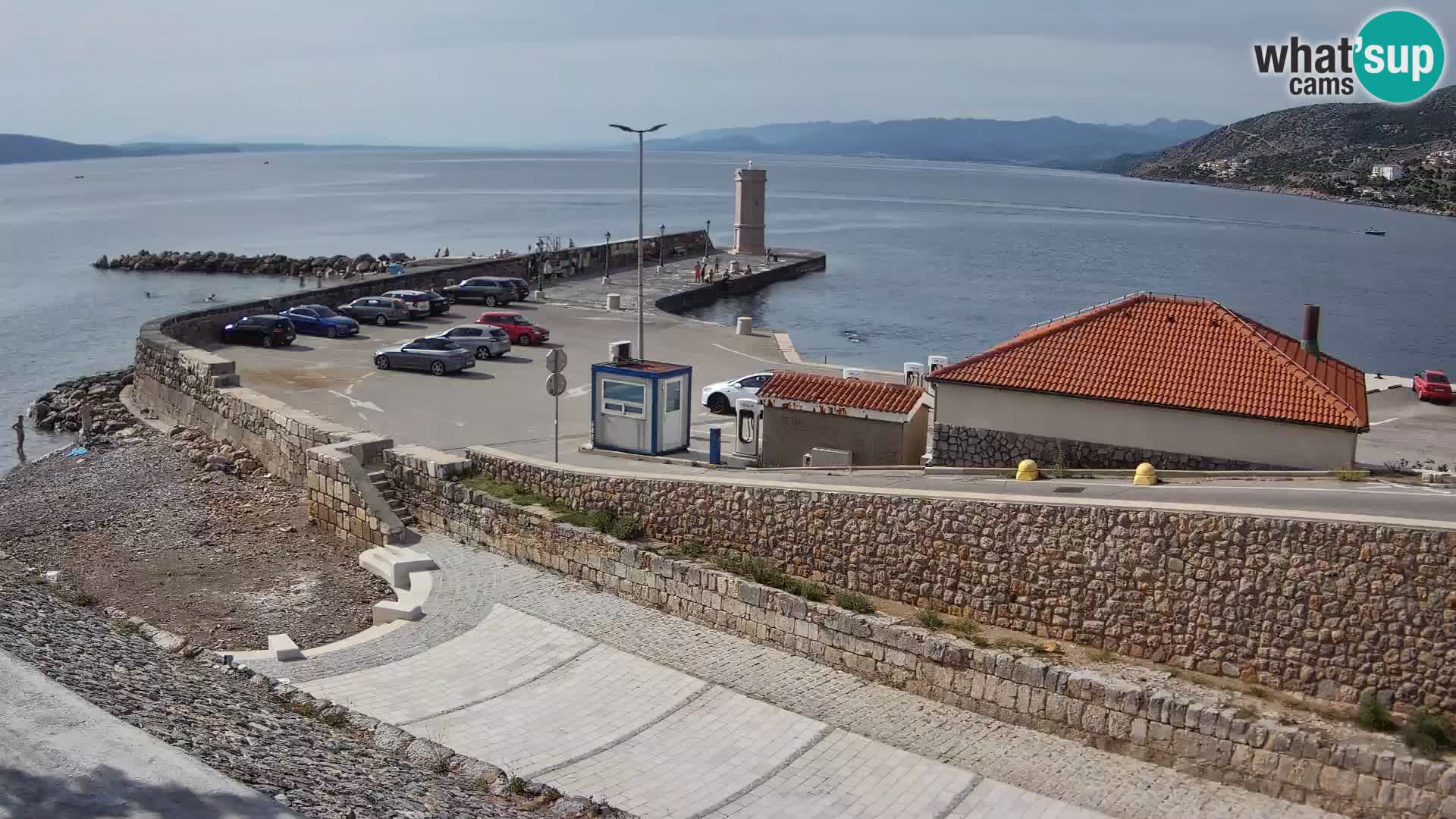 Webcam Porto di Segna – Frangiflutti e Faro in diretta