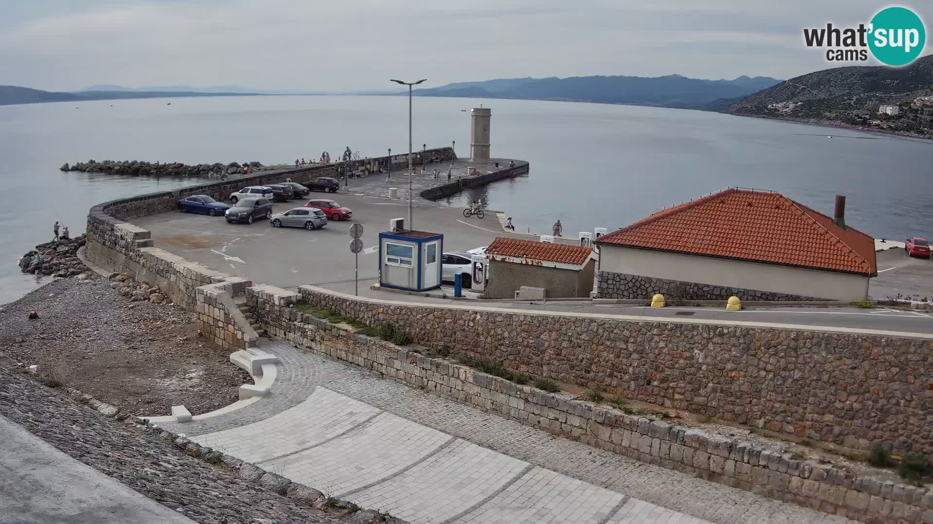 Web kamera Senj luka – Lukobran i svjetionik uživo