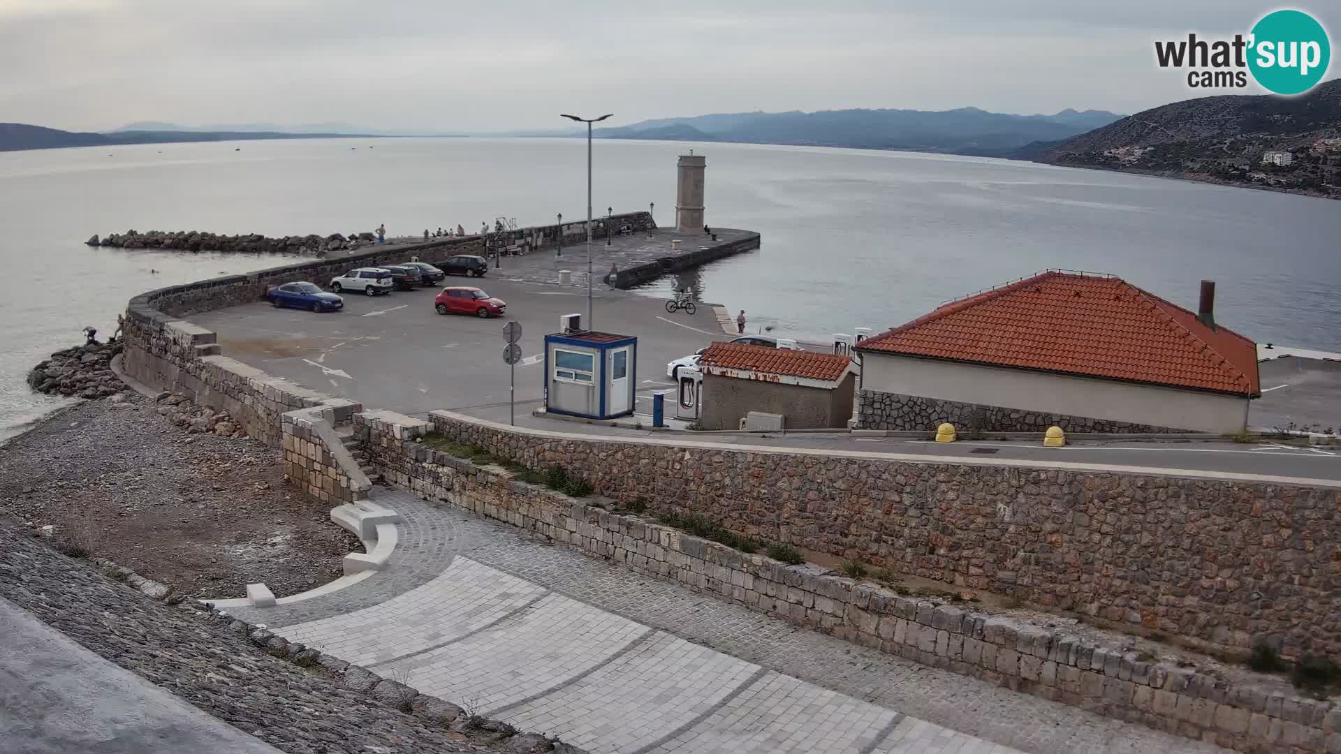 Web kamera Senj luka – Lukobran i svjetionik uživo