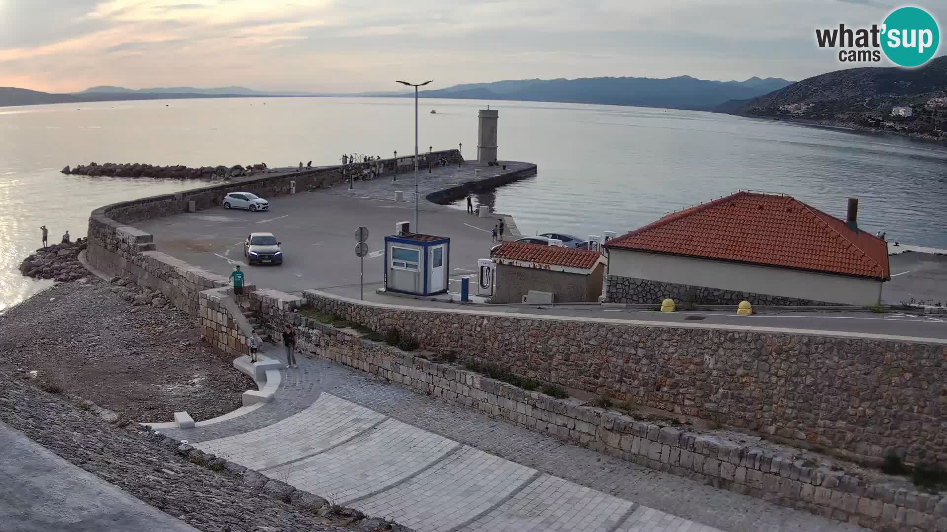 Senj Harbour Webcam – Breakwater & Lighthouse Live View