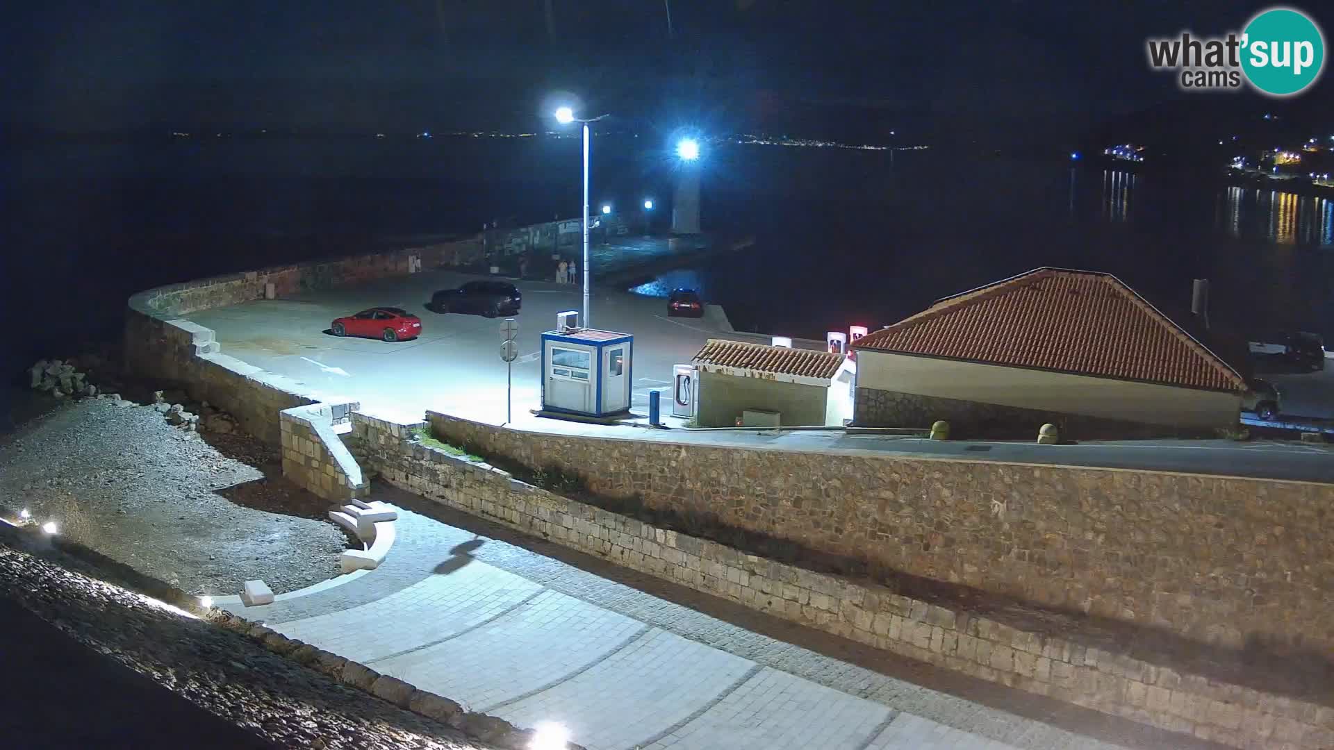 Webcam puerto de Senj – Rompeolas y faro en directo