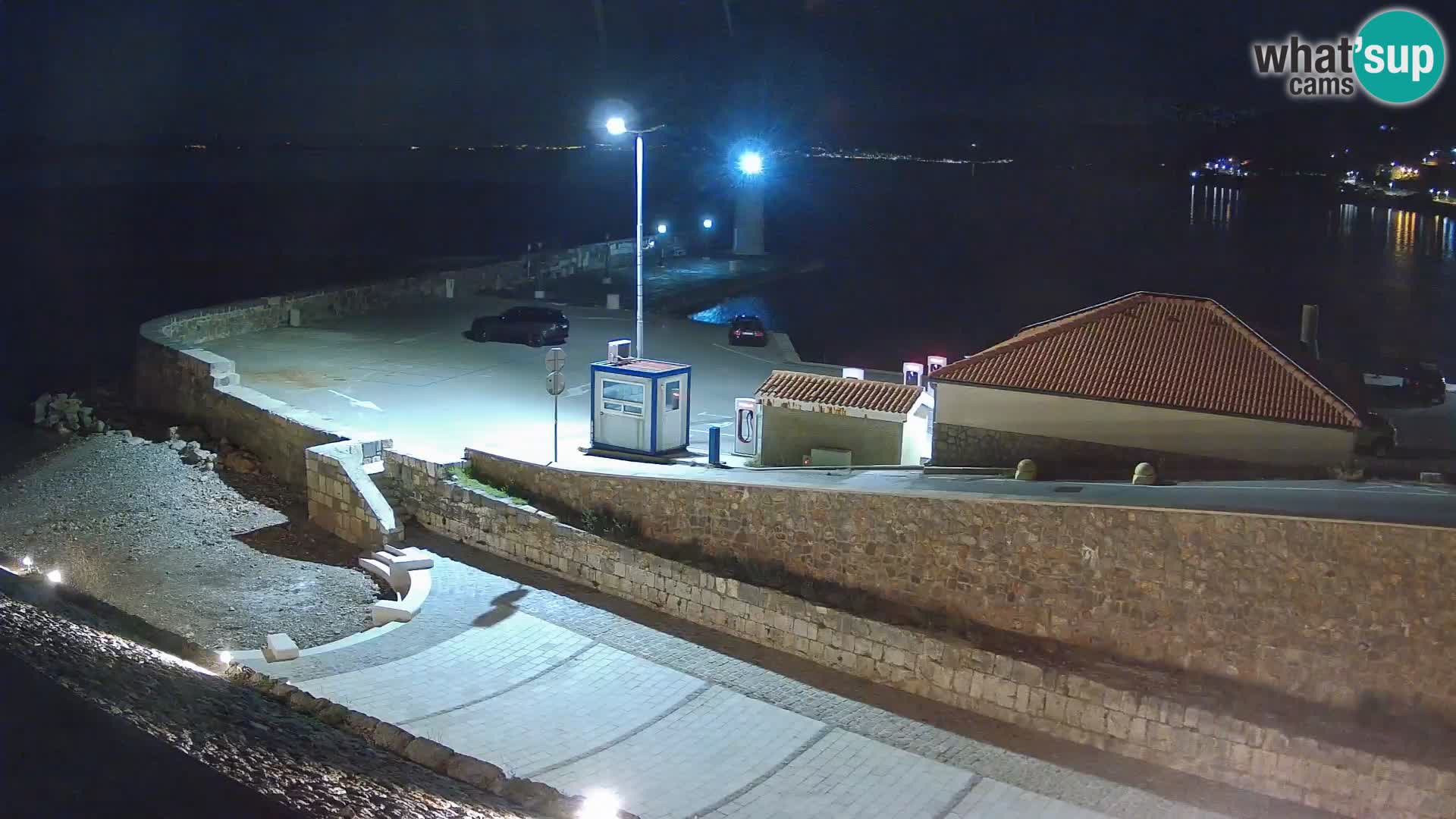 Webcam puerto de Senj – Rompeolas y faro en directo