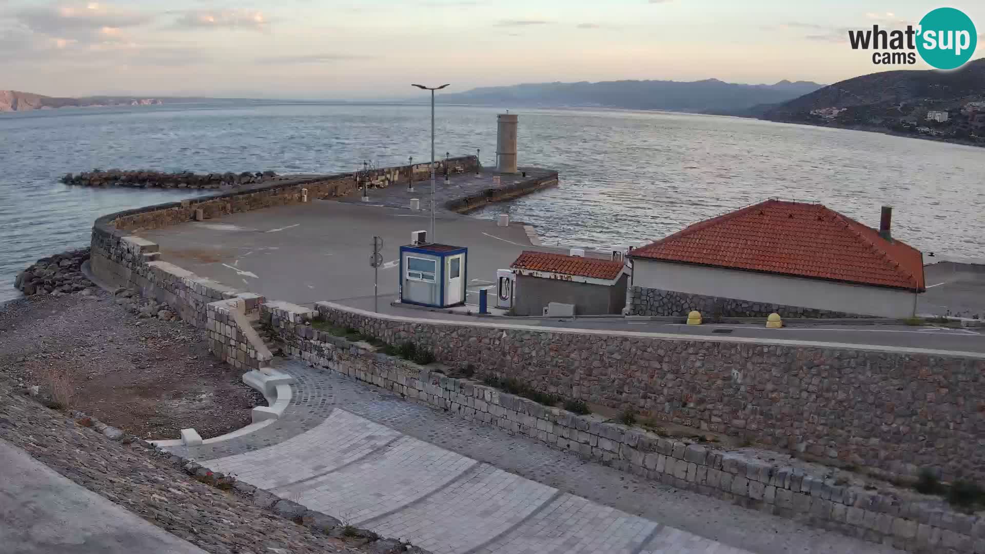 Senj Harbour Webcam – Breakwater & Lighthouse Live View