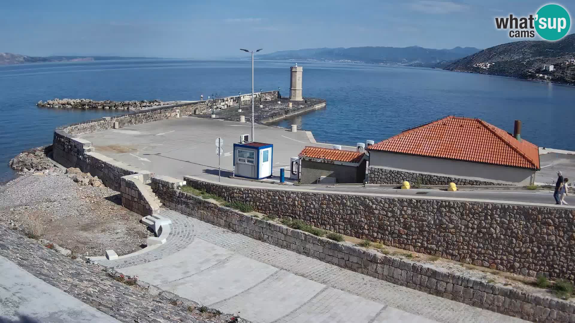 Webcam Porto di Segna – Frangiflutti e Faro in diretta
