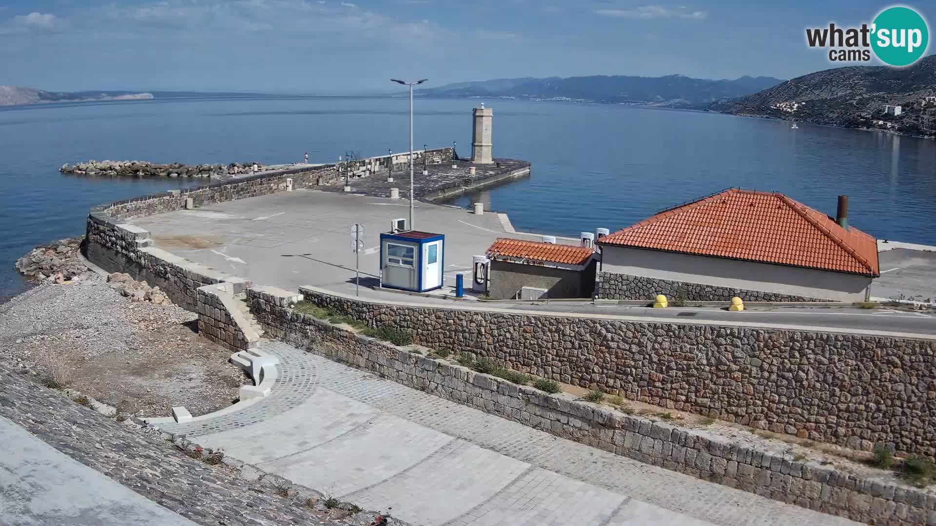 Senj Harbour Webcam – Breakwater & Lighthouse Live View