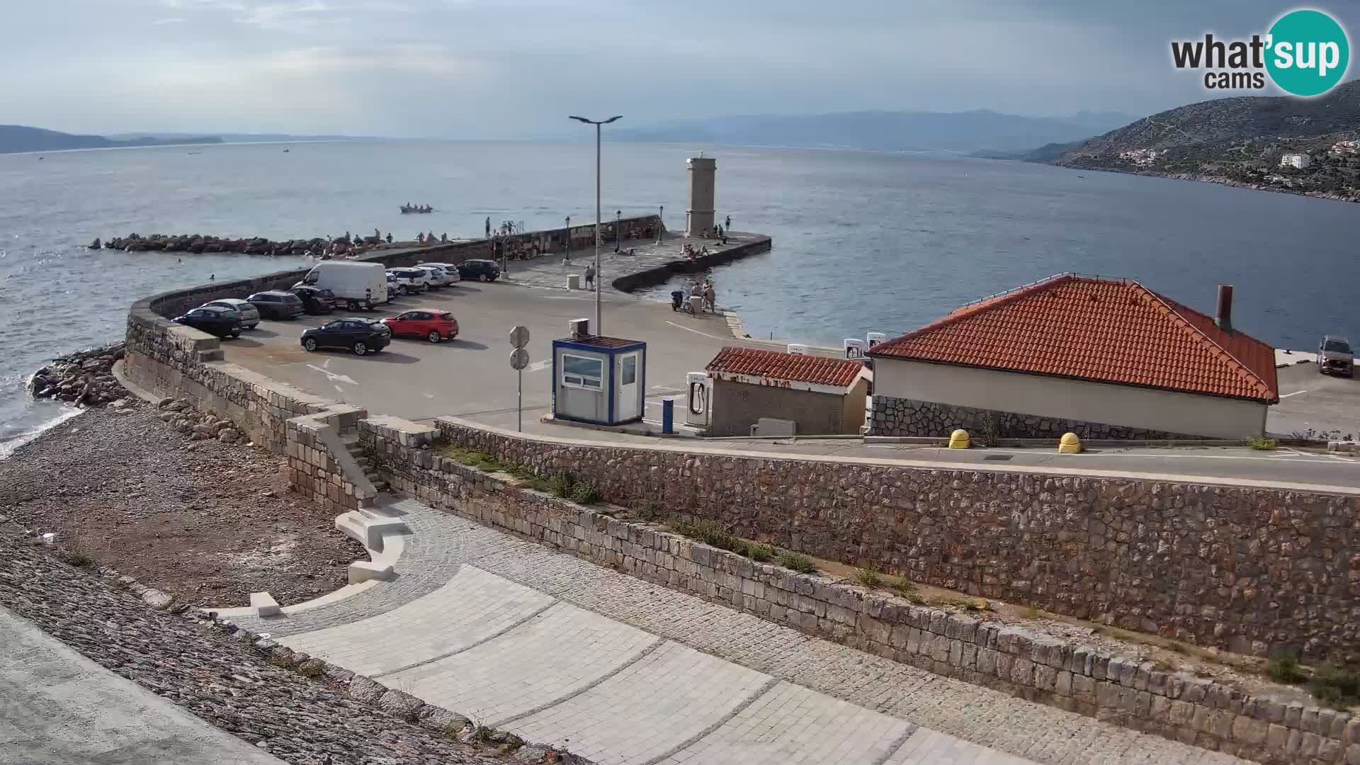 Senj Harbour Webcam – Breakwater & Lighthouse Live View