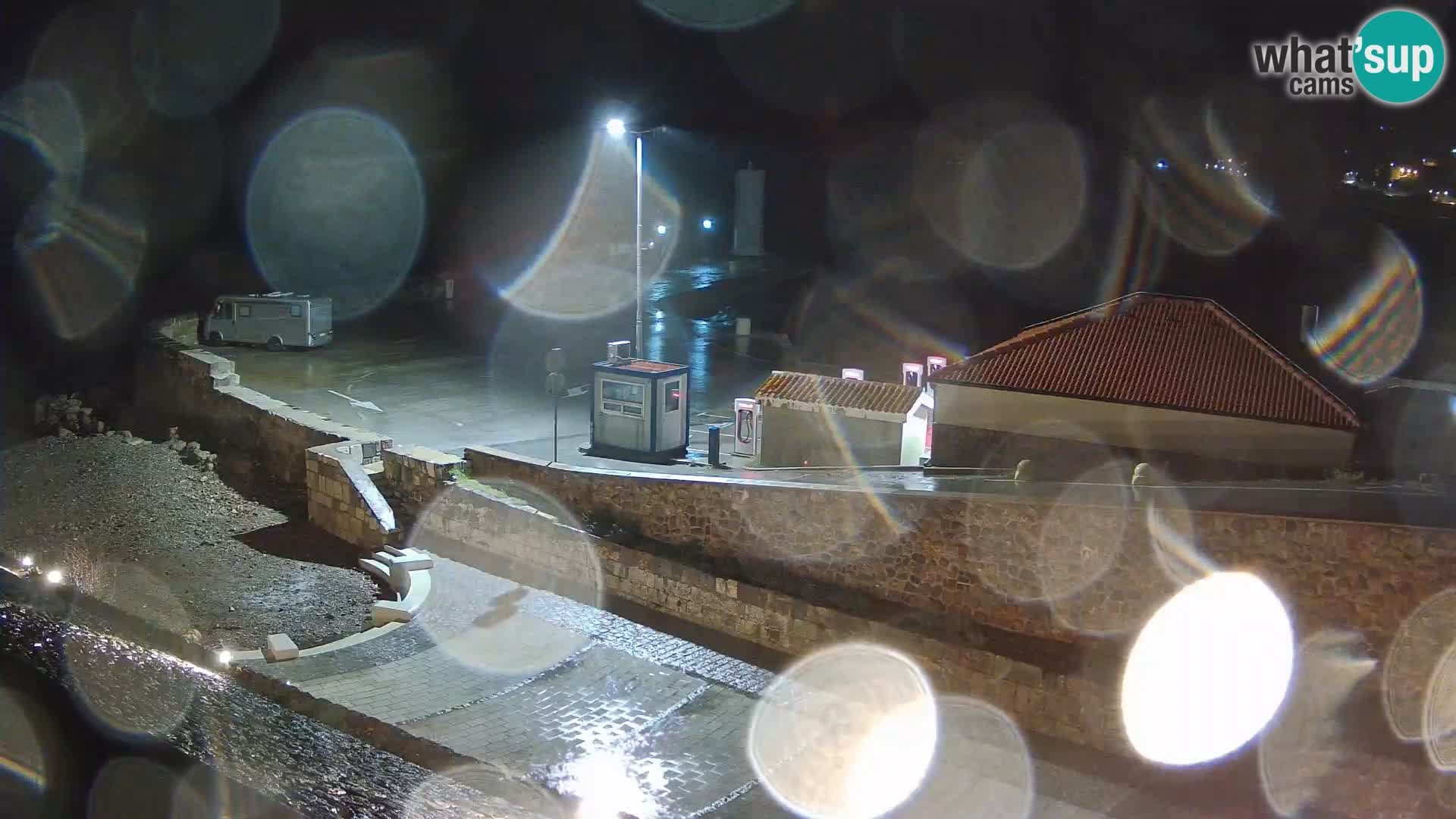 Senj Harbour Webcam – Breakwater & Lighthouse Live View