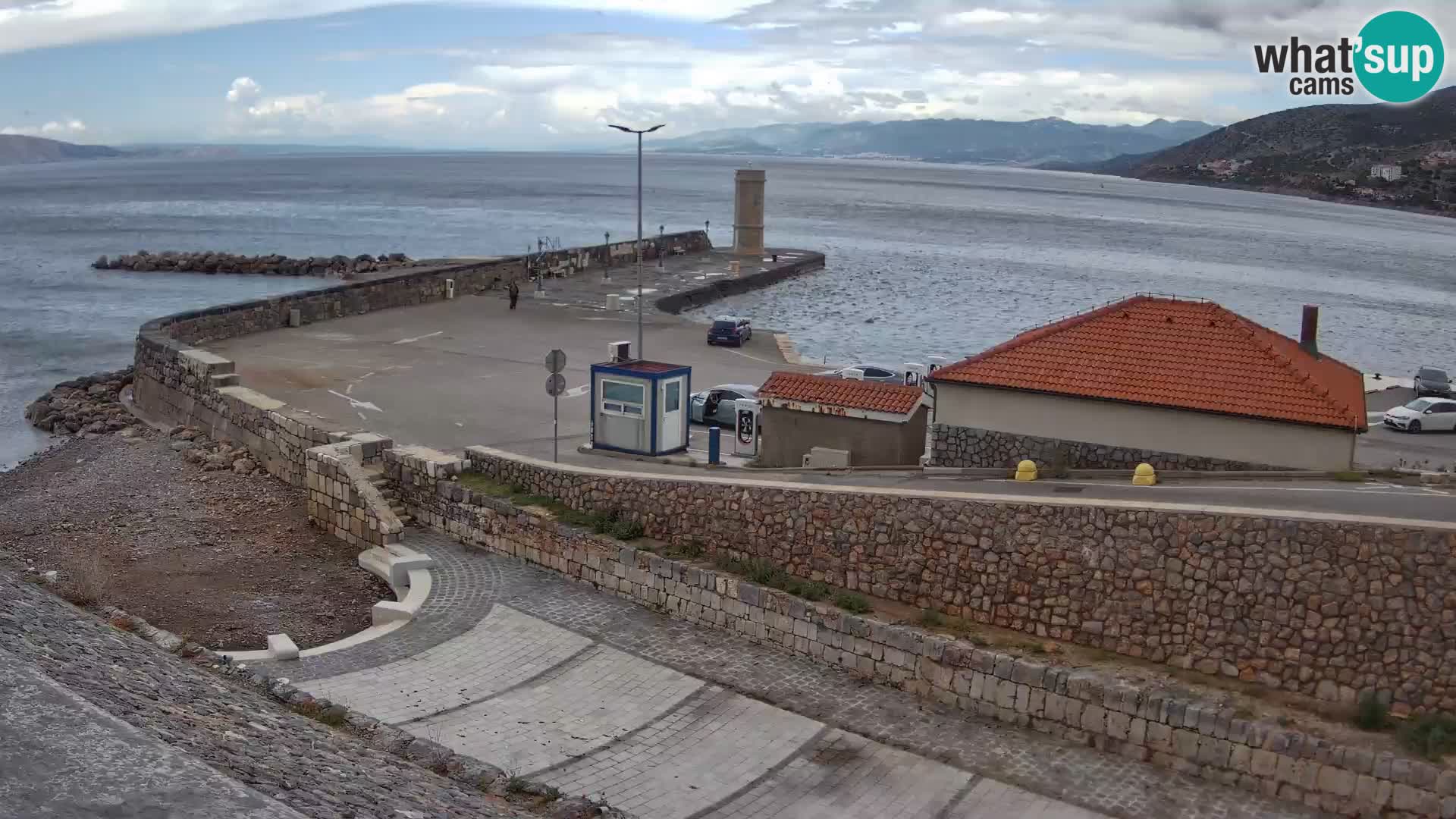 Senj Harbour Webcam – Breakwater & Lighthouse Live View