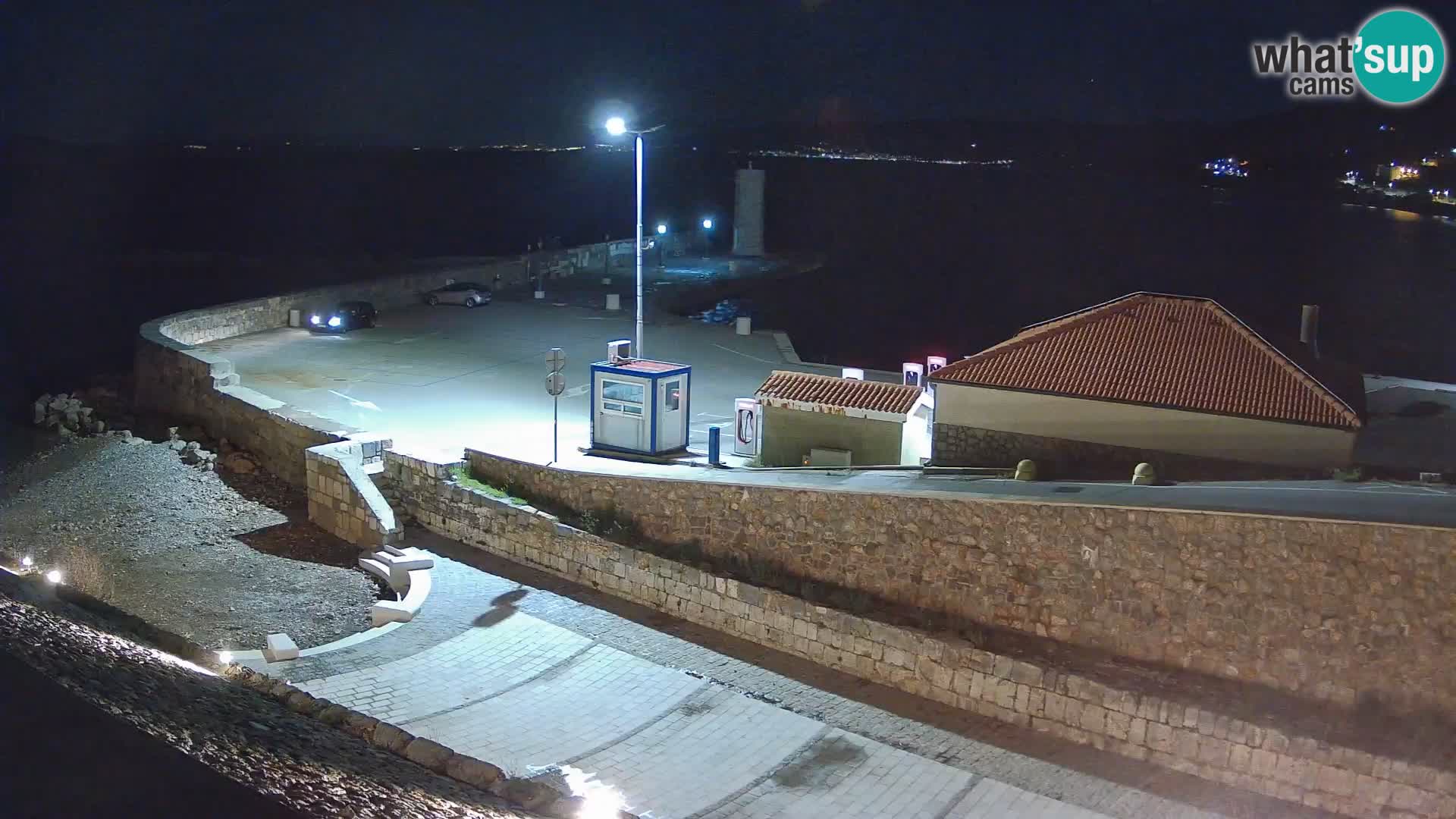 Senj Hafen Webcam – Wellenbrecher & Leuchtturm Liveblick