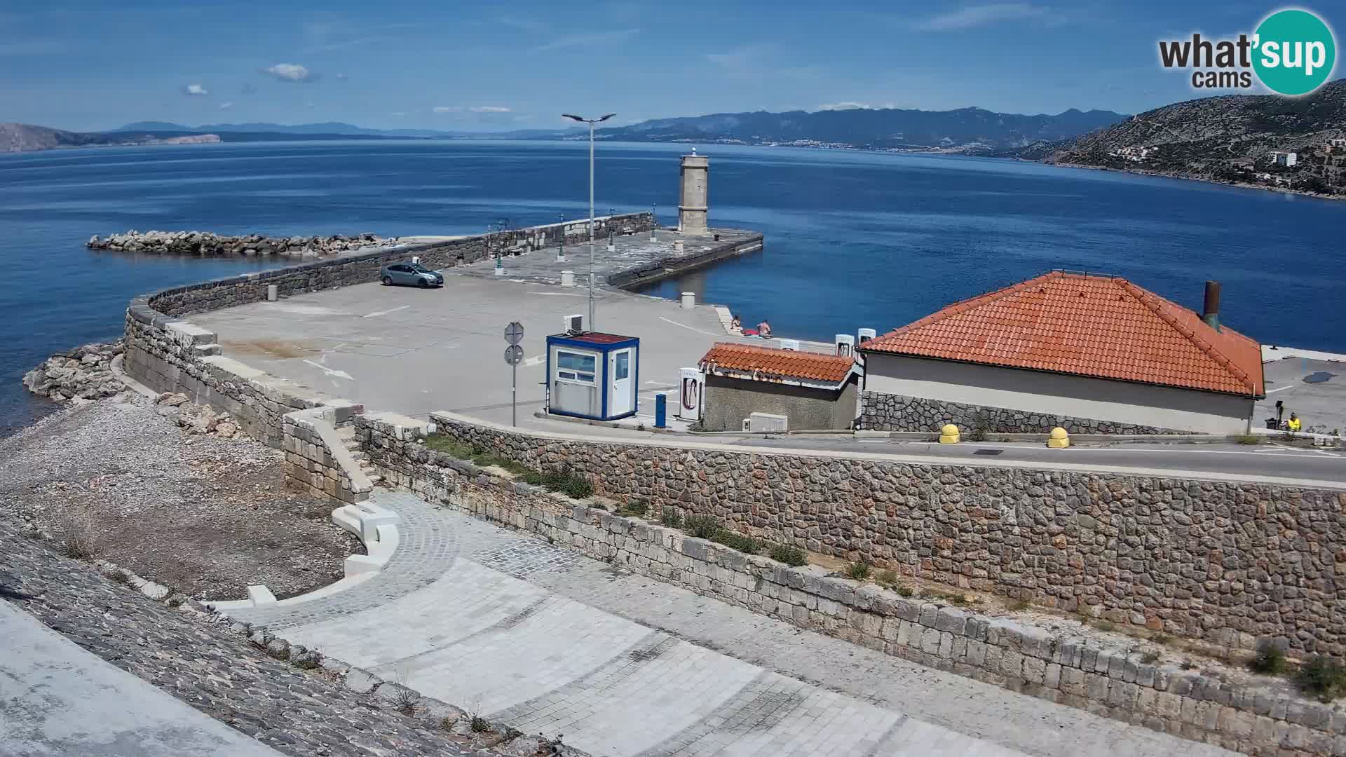 Senj Harbour Webcam – Breakwater & Lighthouse Live View