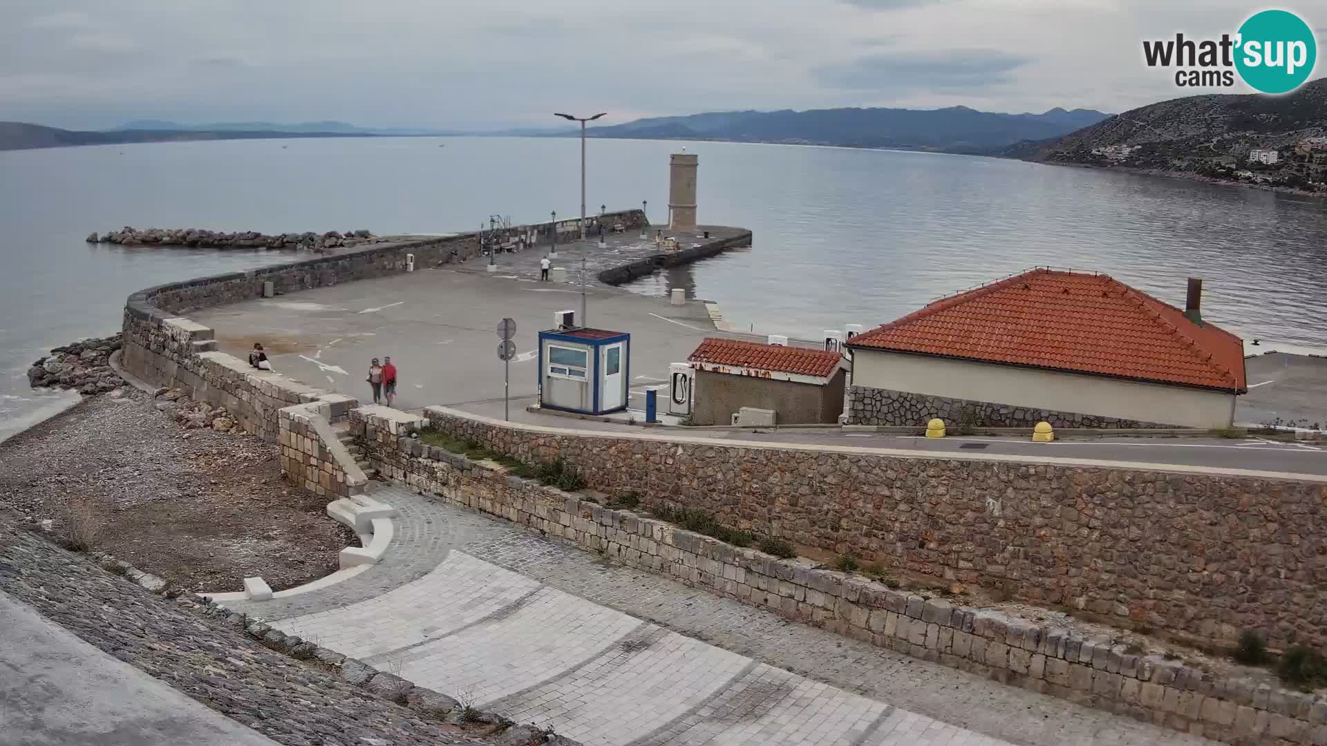 Senj Harbour Webcam – Breakwater & Lighthouse Live View