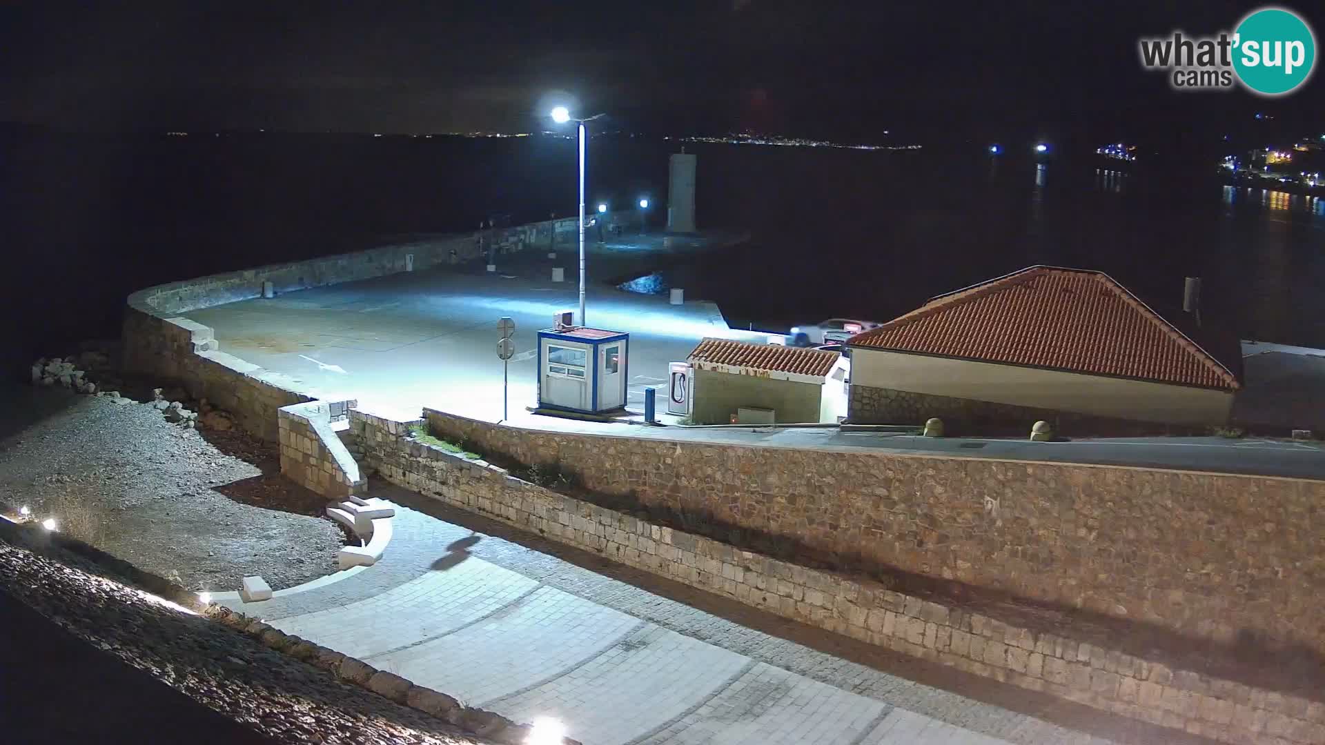 Senj Harbour Webcam – Breakwater & Lighthouse Live View