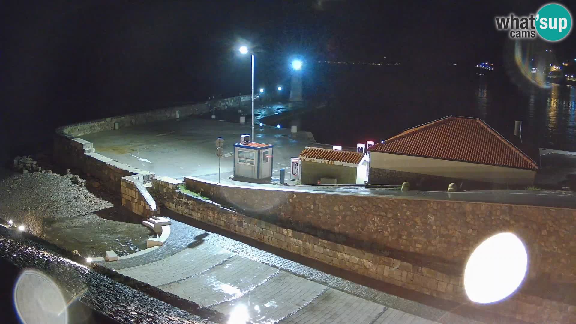 Senj Harbour Webcam – Breakwater & Lighthouse Live View