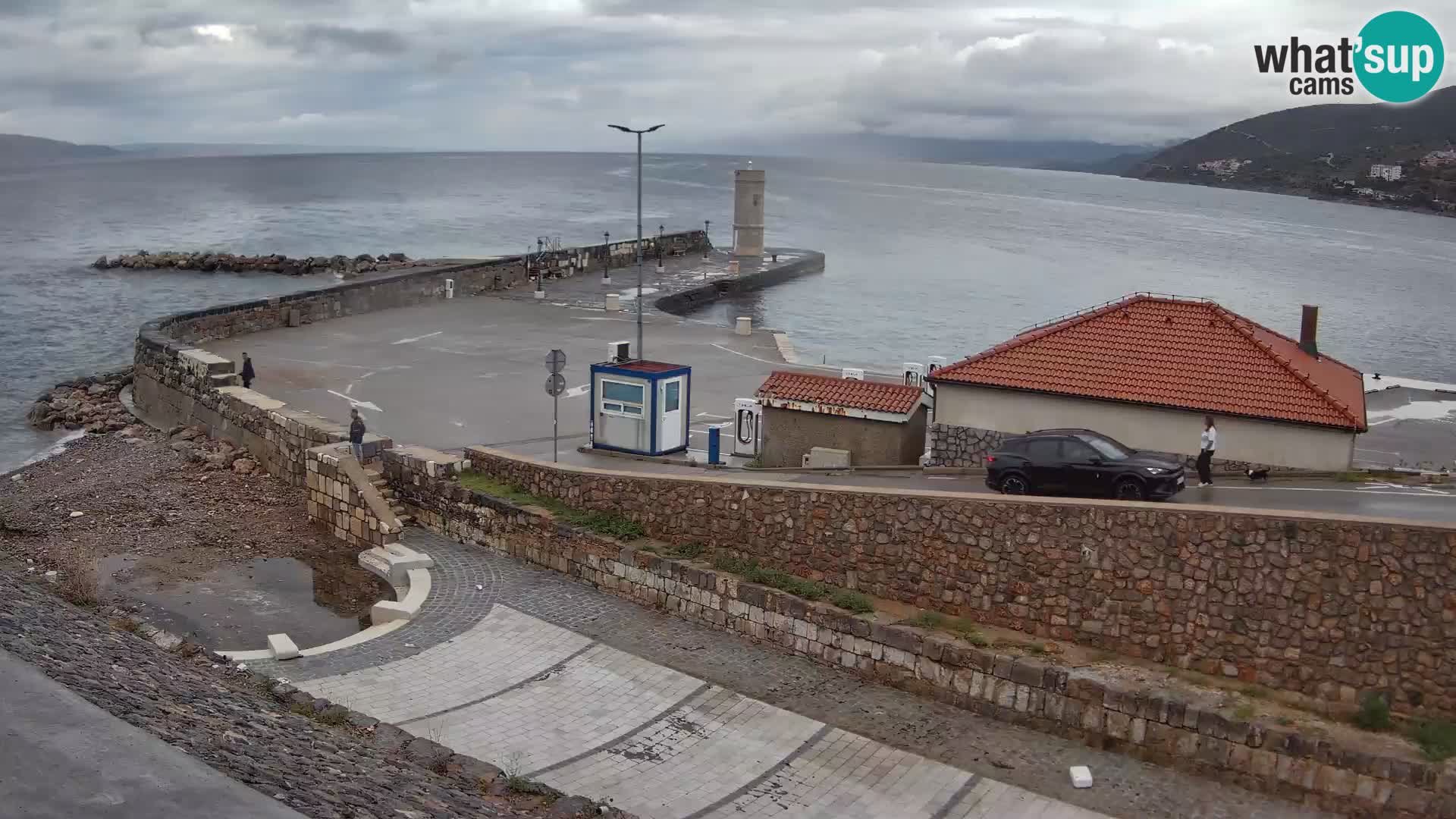 Senj Harbour Webcam – Breakwater & Lighthouse Live View
