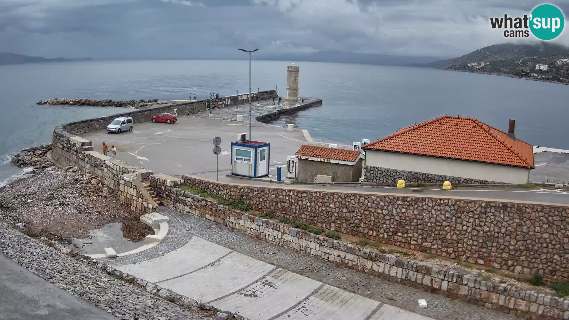 Web kamera Senj luka – Lukobran i svjetionik uživo