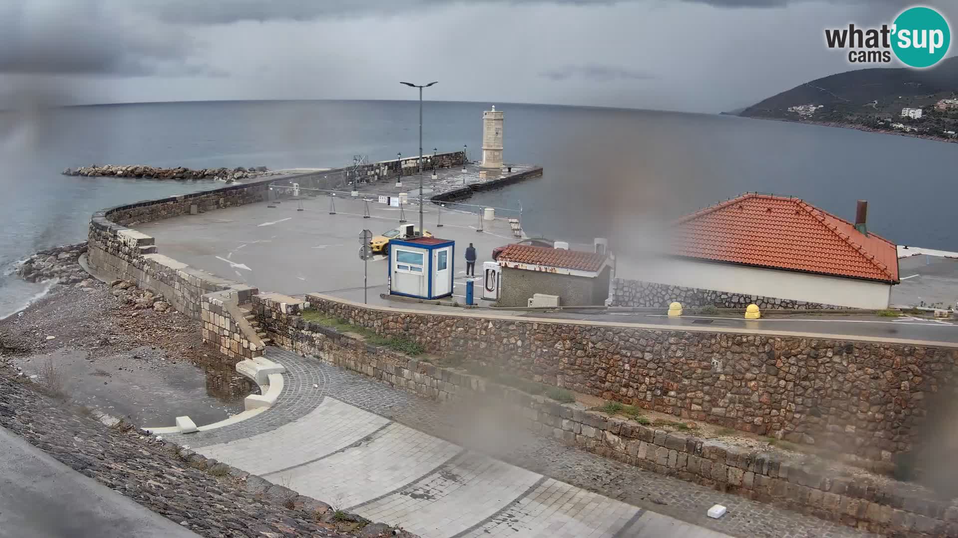 Senj Harbour Webcam – Breakwater & Lighthouse Live View