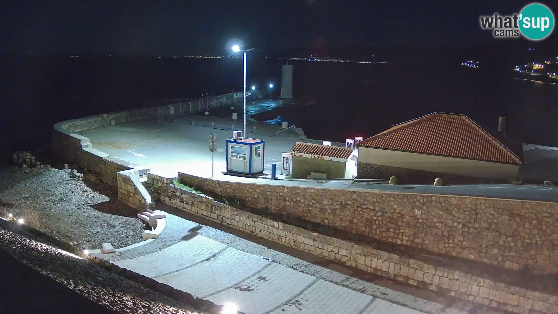 Senj Harbour Webcam – Breakwater & Lighthouse Live View