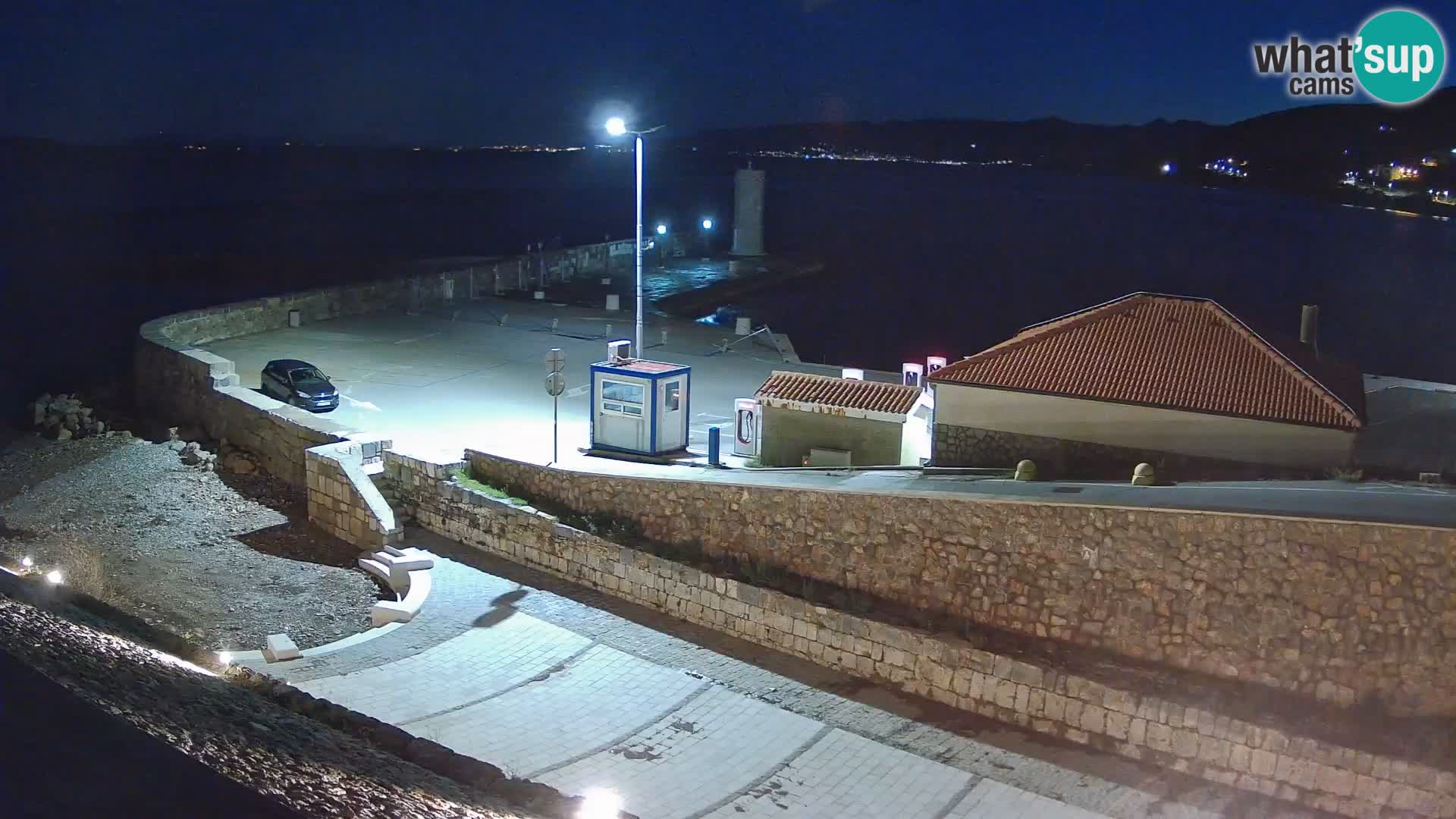Senj Harbour Webcam – Breakwater & Lighthouse Live View