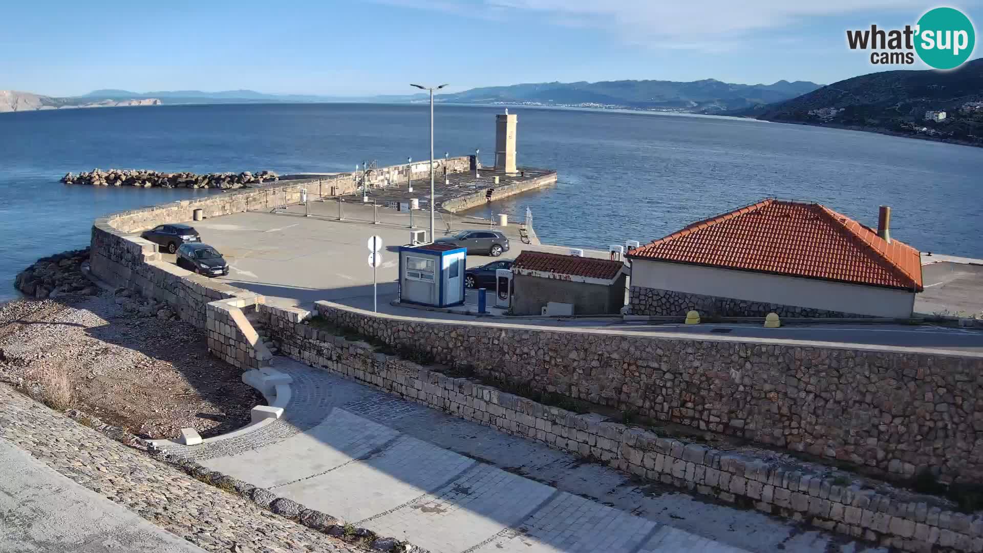 Senj Harbour Webcam – Breakwater & Lighthouse Live View