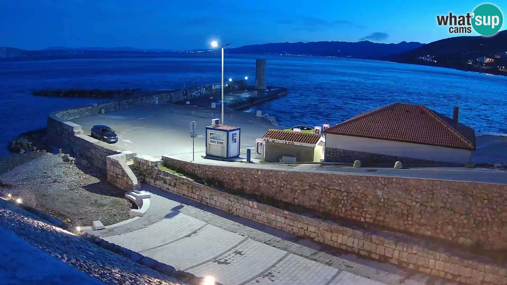 Senj Harbour Webcam – Breakwater & Lighthouse Live View