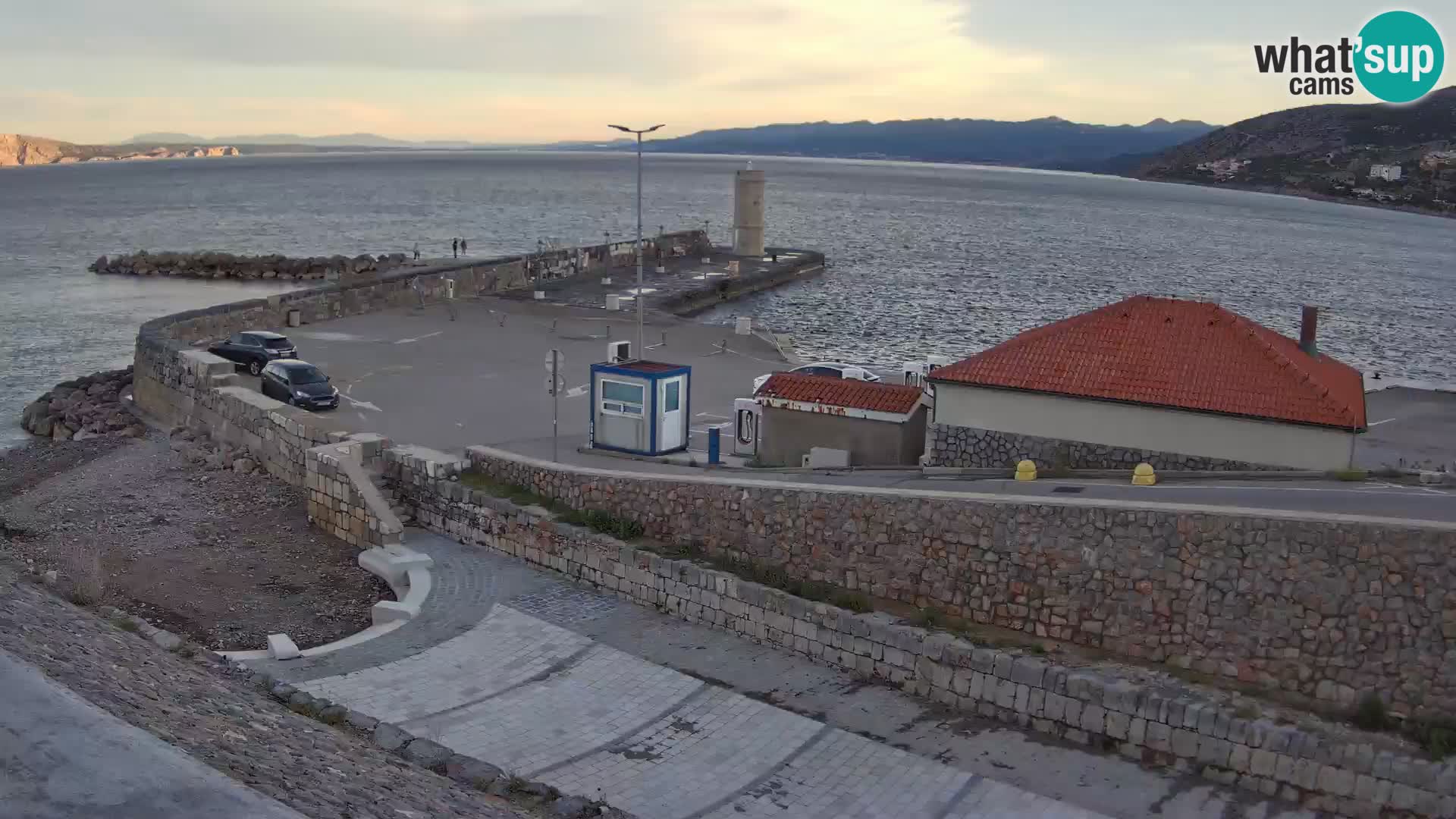 Senj Harbour Webcam – Breakwater & Lighthouse Live View