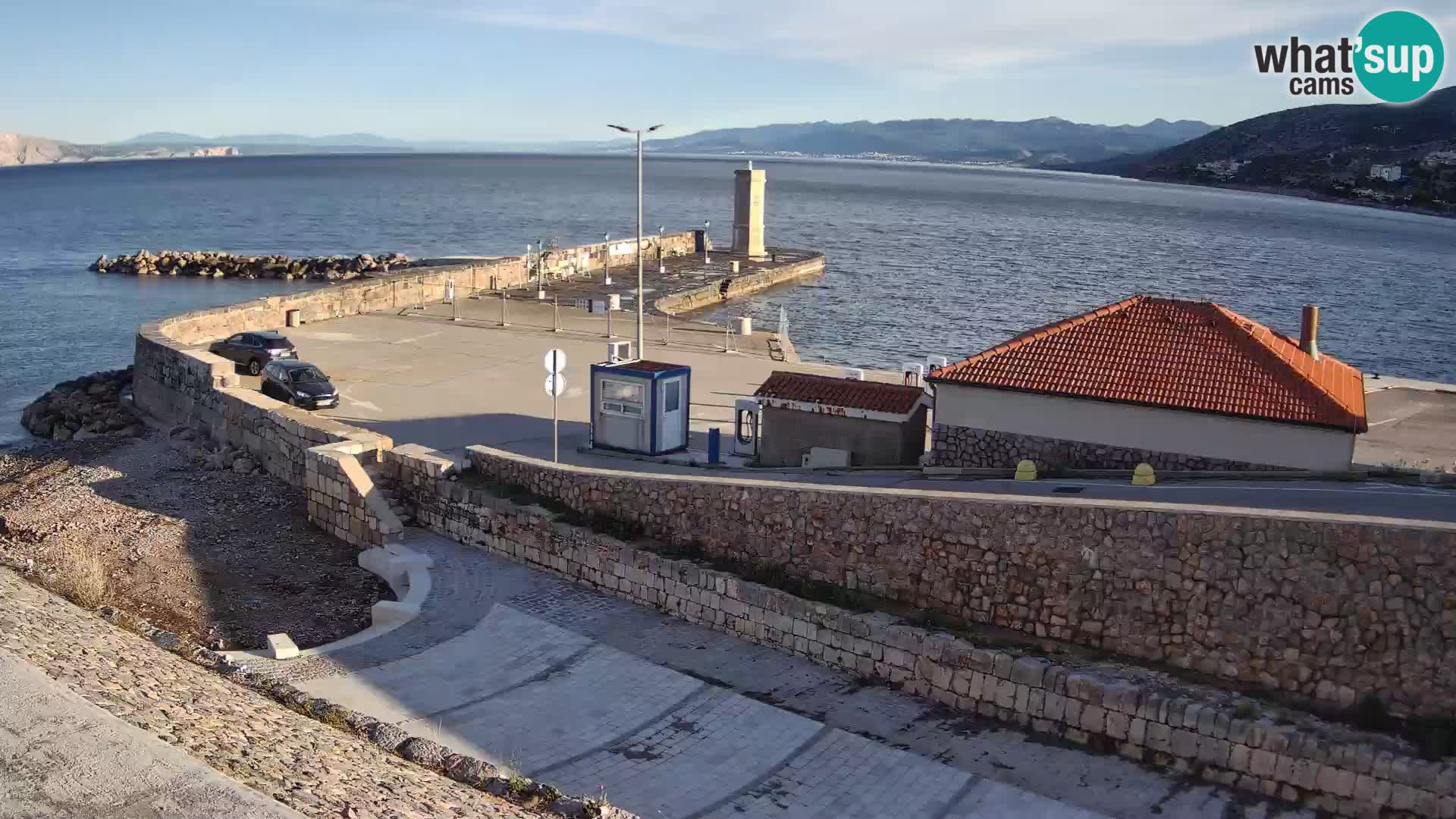 Senj Harbour Webcam – Breakwater & Lighthouse Live View