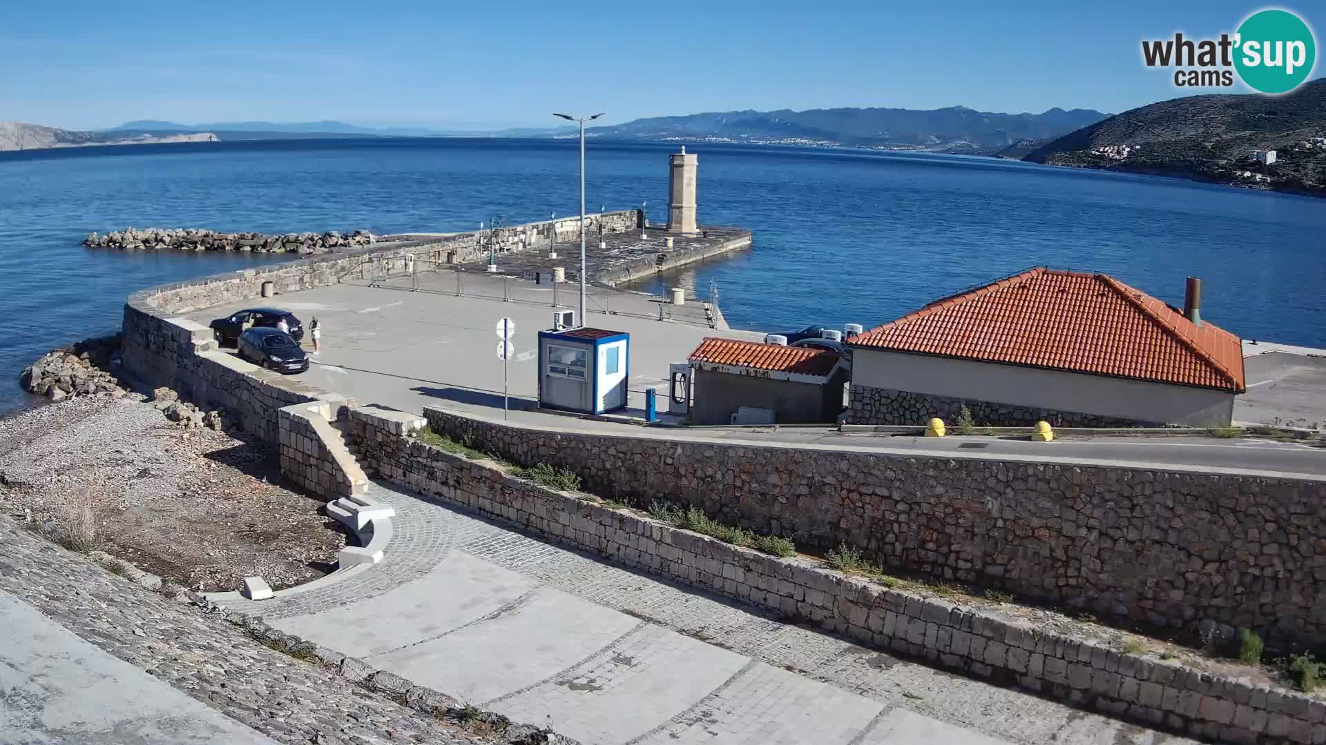 Senj Harbour Webcam – Breakwater & Lighthouse Live View