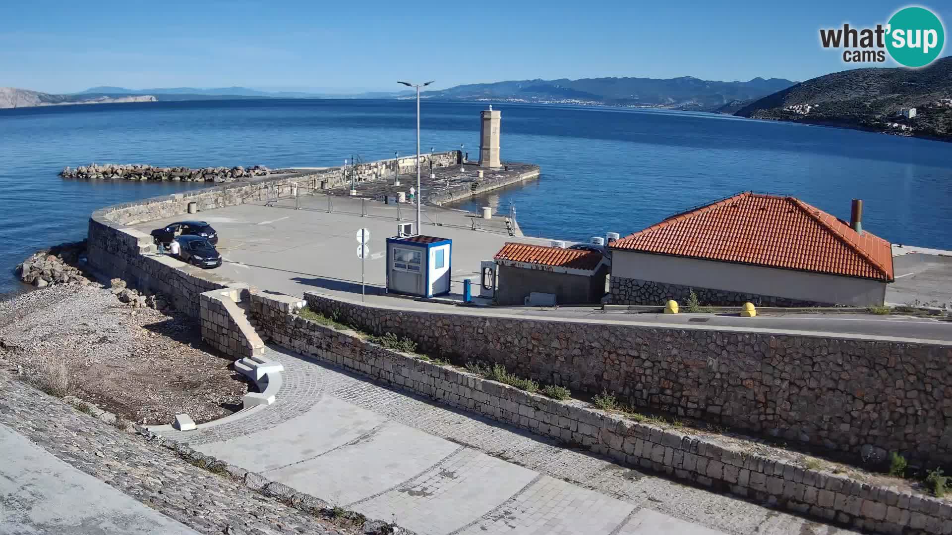 Webcam Porto di Segna – Frangiflutti e Faro in diretta