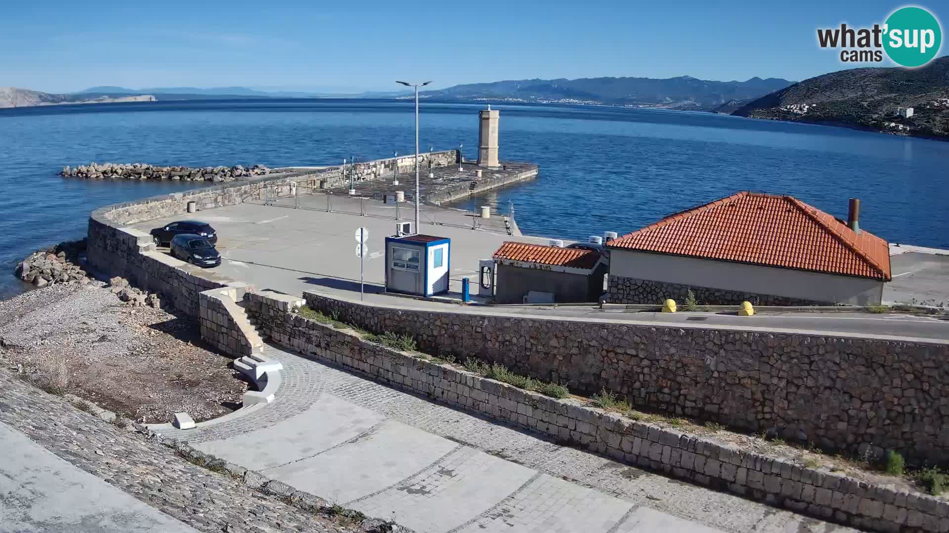 Webcam Porto di Segna – Frangiflutti e Faro in diretta