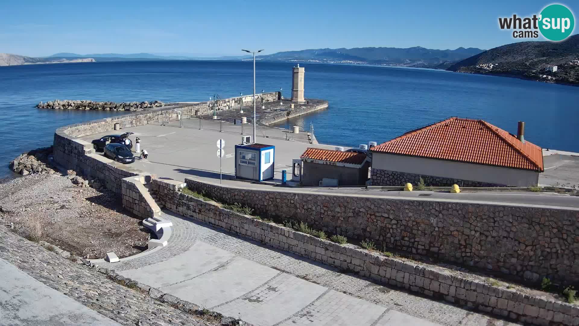 Web kamera Senj luka – Lukobran i svjetionik uživo