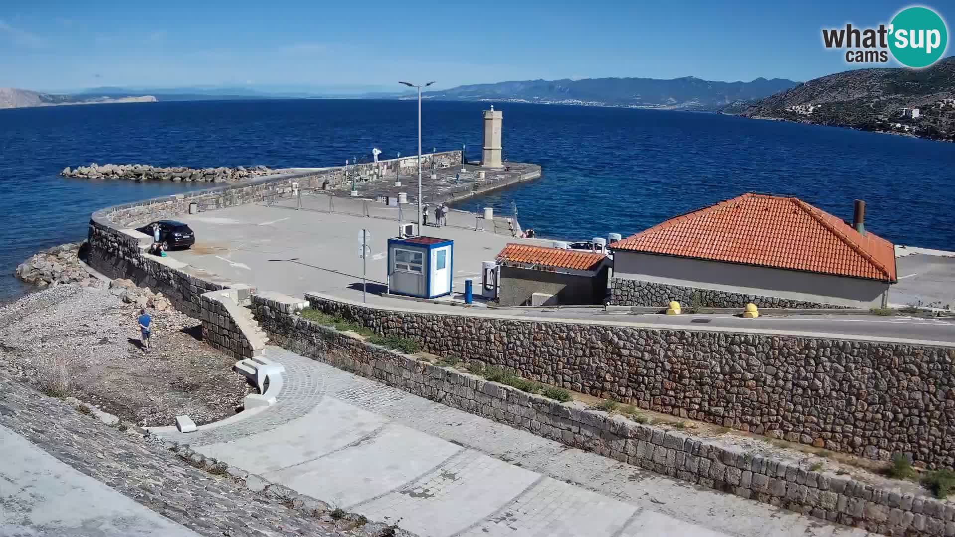 Senj Harbour Webcam – Breakwater & Lighthouse Live View