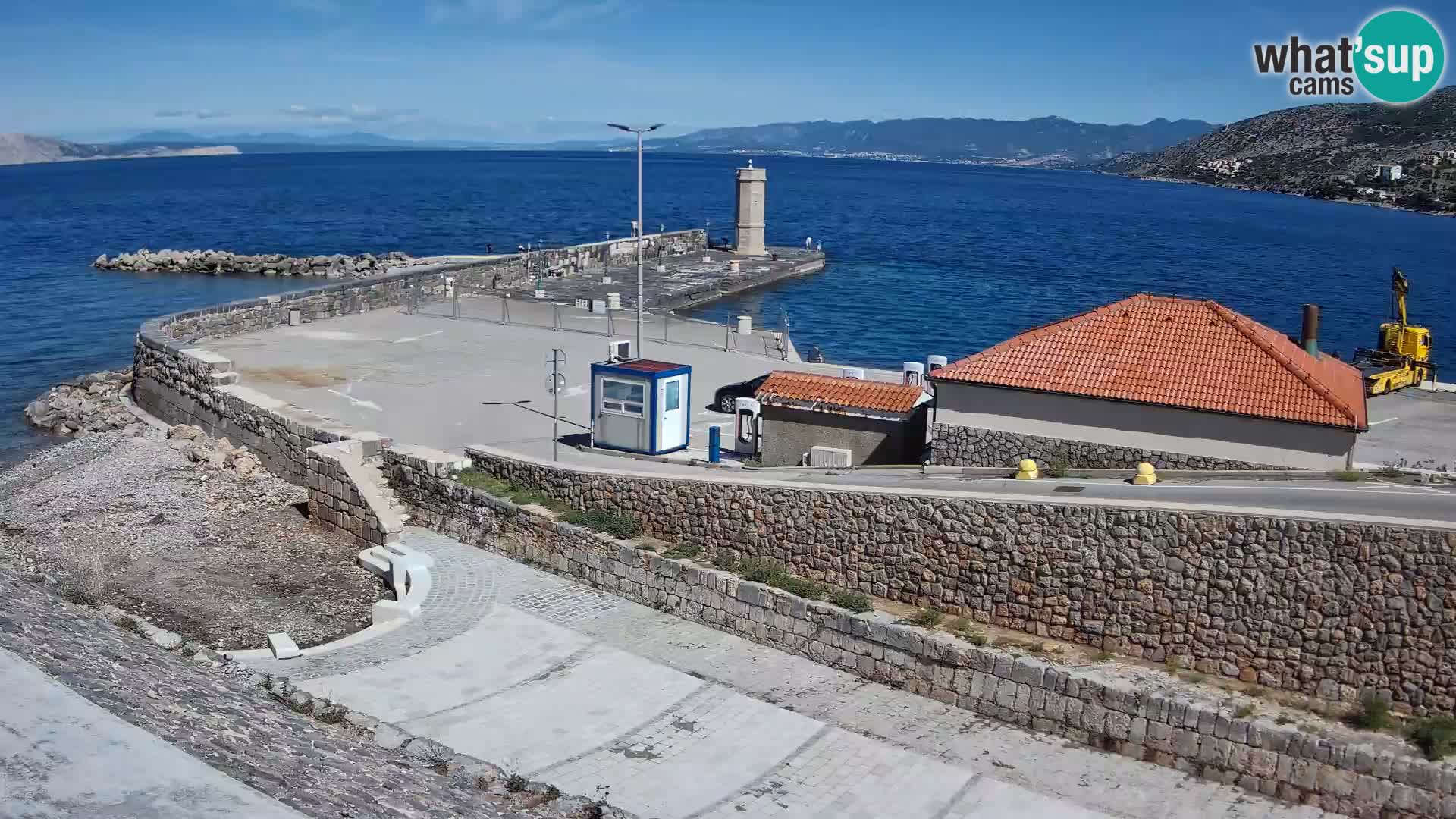 Senj Harbour Webcam – Breakwater & Lighthouse Live View