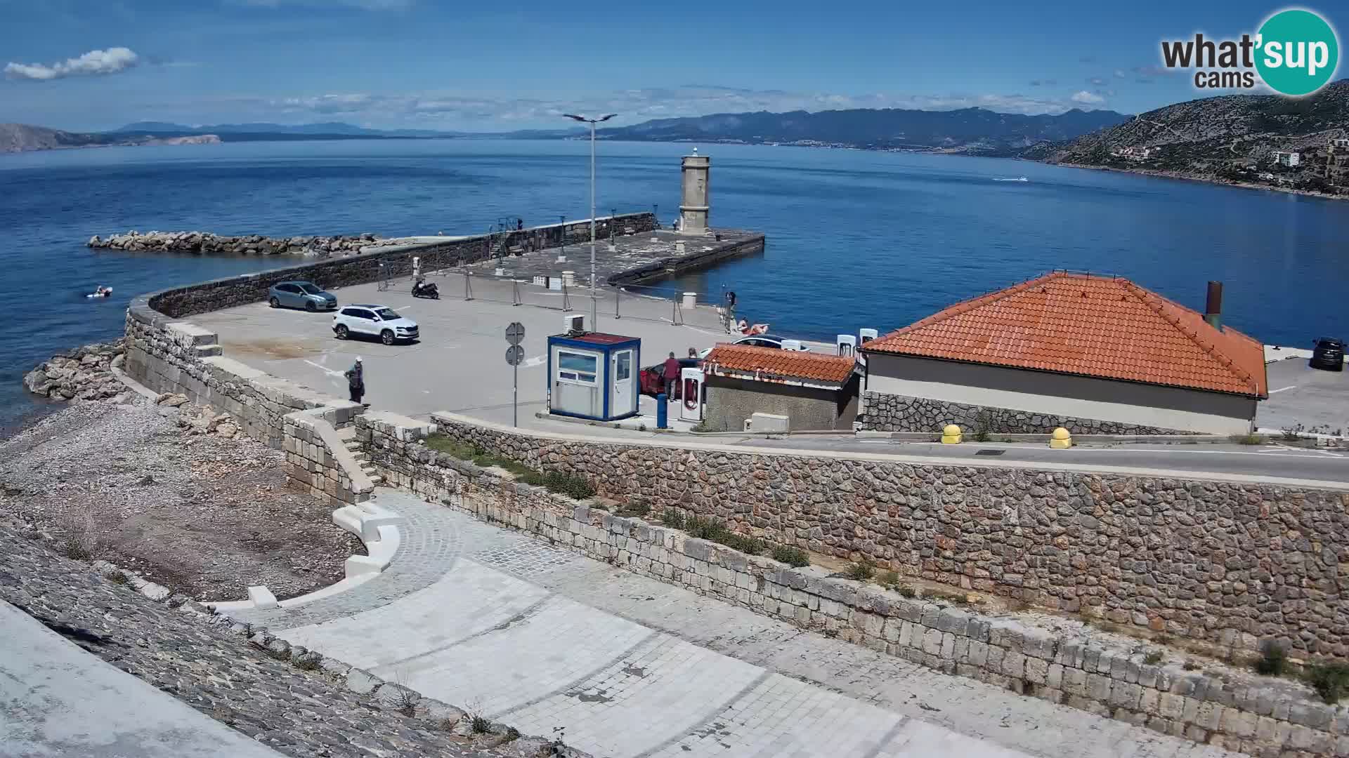 Webcam Porto di Segna – Frangiflutti e Faro in diretta