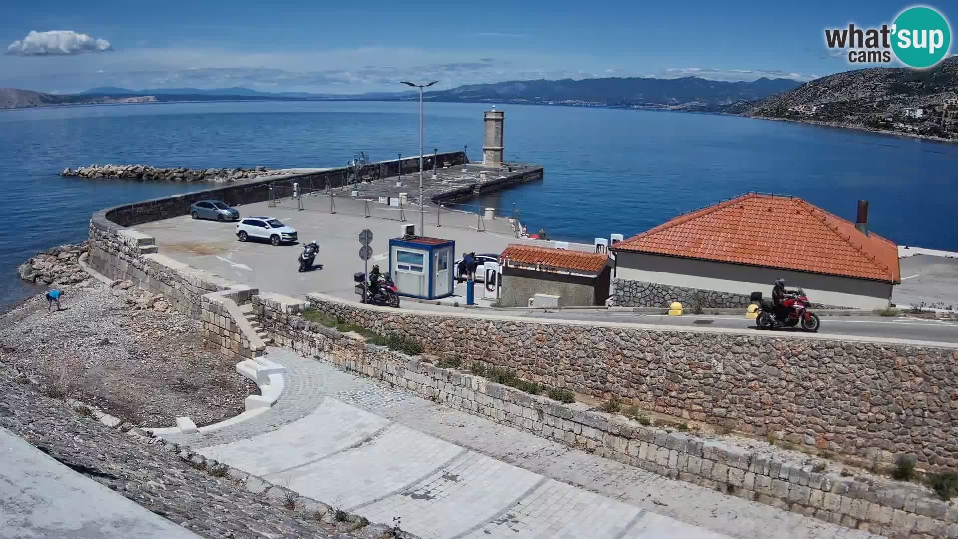 Senj Harbour Webcam – Breakwater & Lighthouse Live View