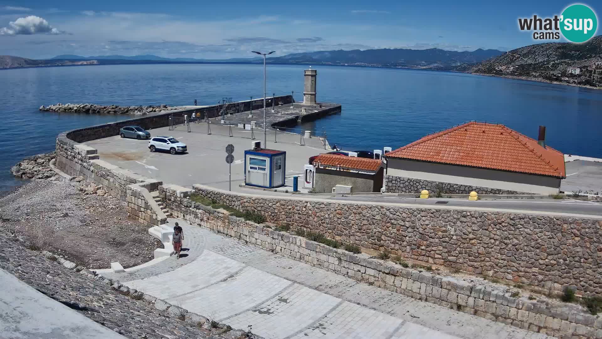 Senj Harbour Webcam – Breakwater & Lighthouse Live View