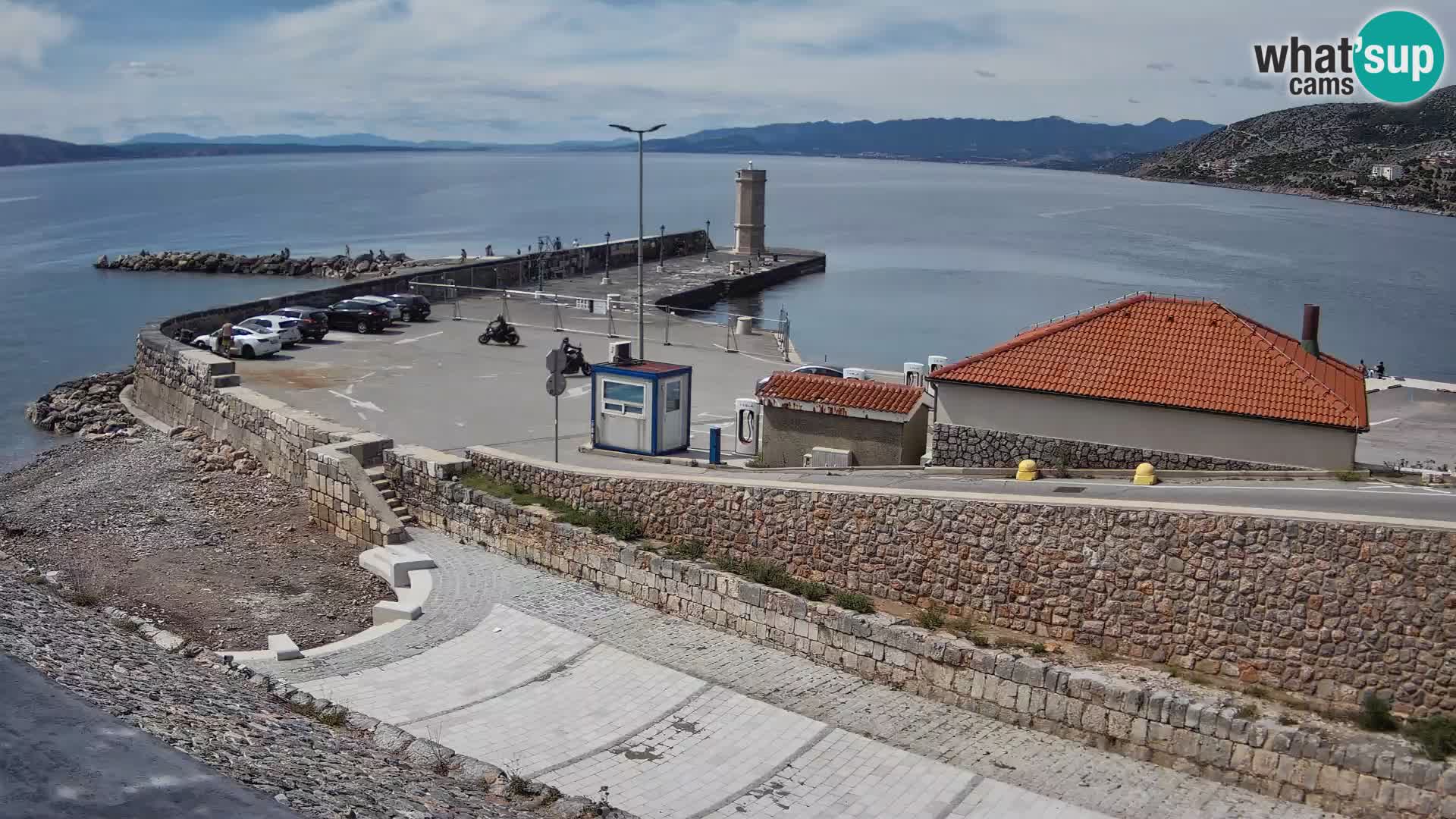 Webcam Porto di Segna – Frangiflutti e Faro in diretta